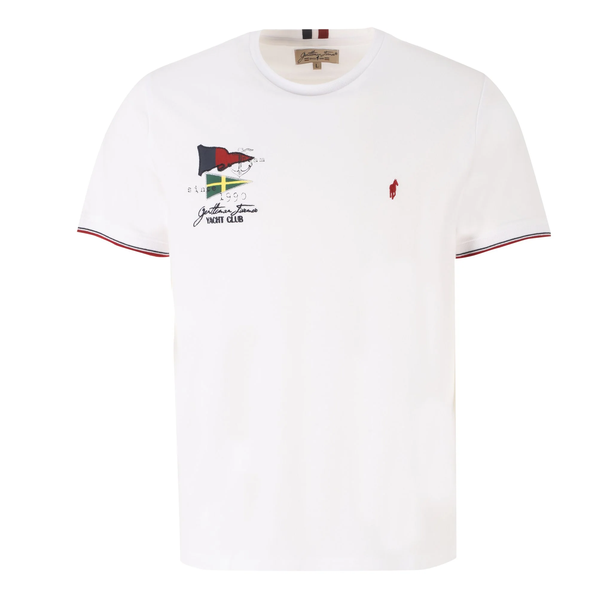 Tee-shirt col rond - Blanc