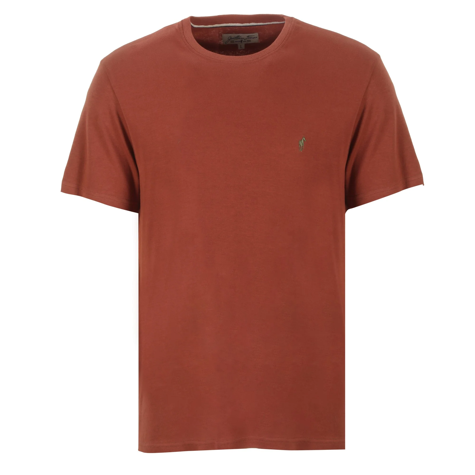 Tee-shirt col rond - Rouge