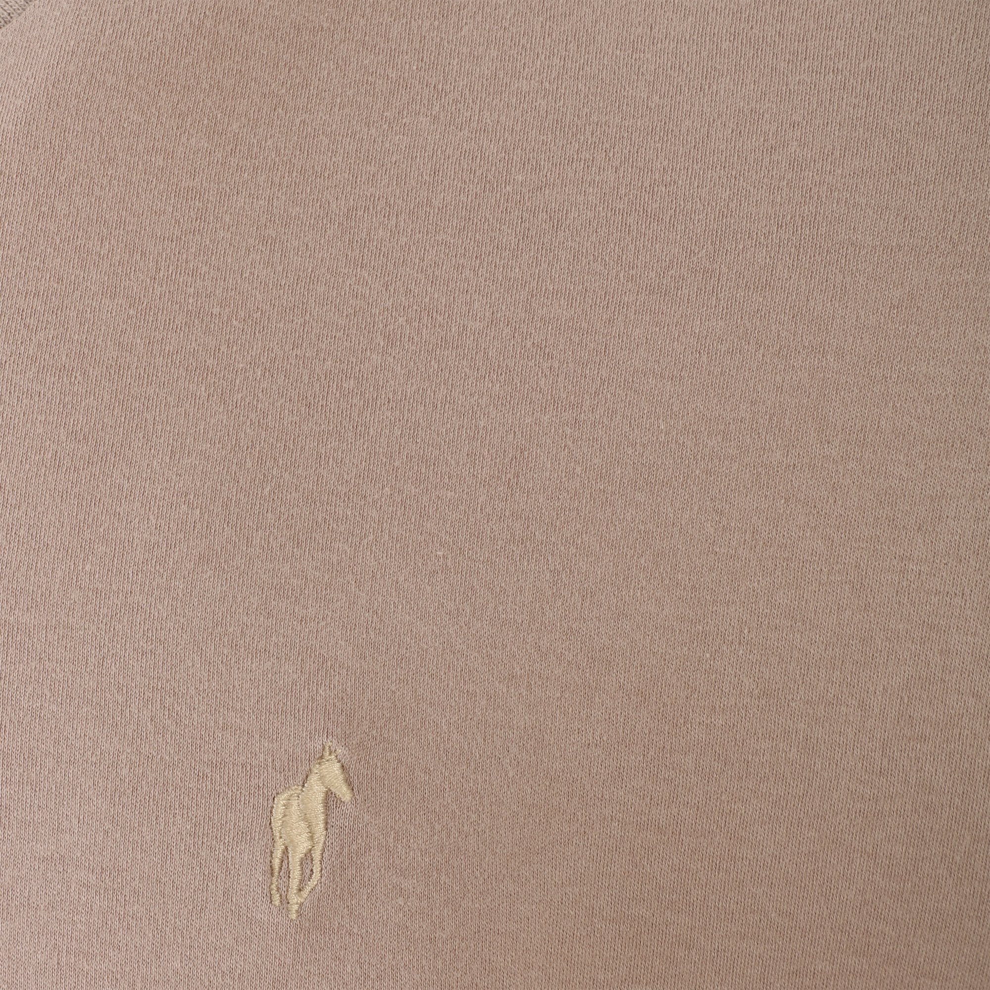 Tee-shirt col V - Beige - Image 3