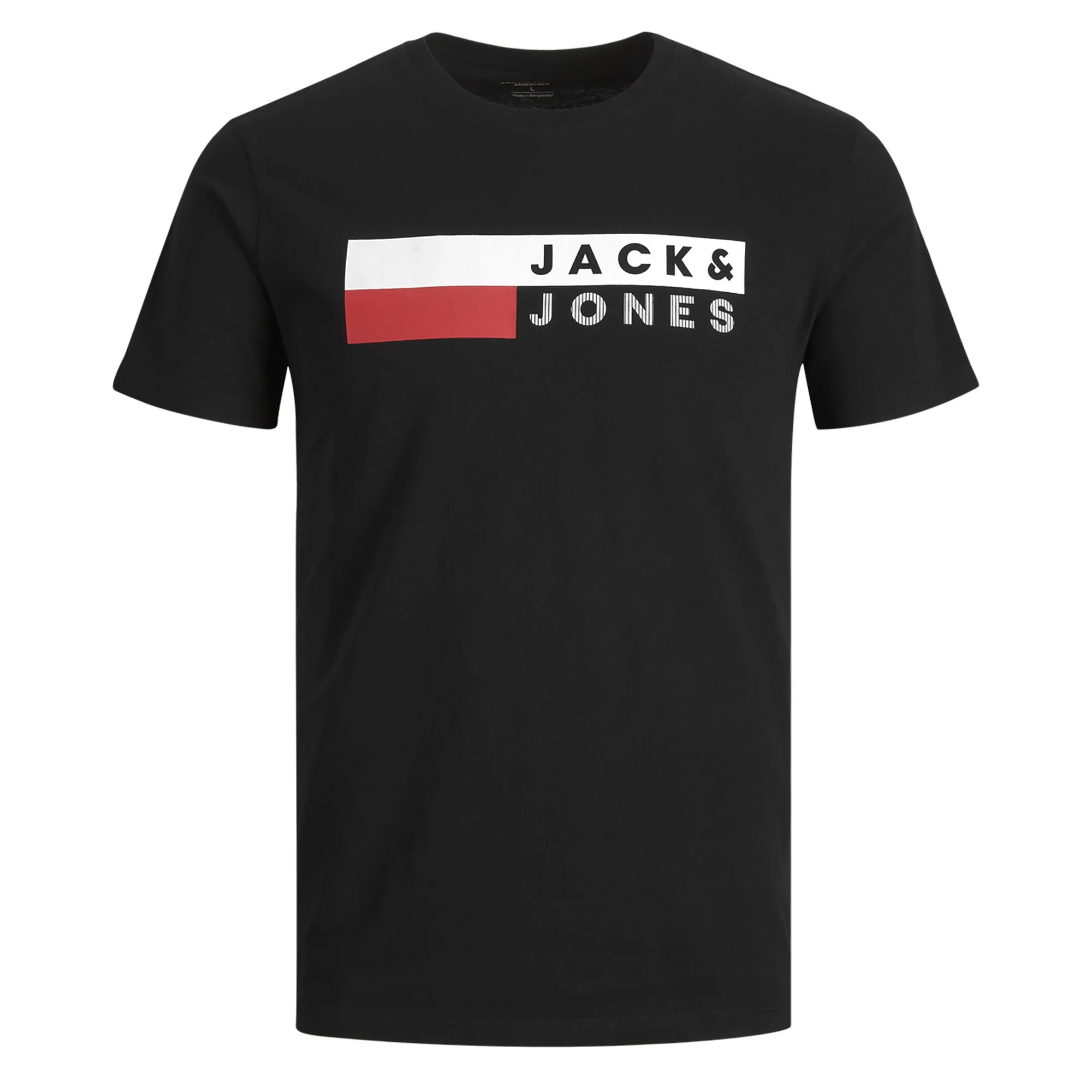 Tee shirt Jack & Jones manche courte  - Noir - Image 2