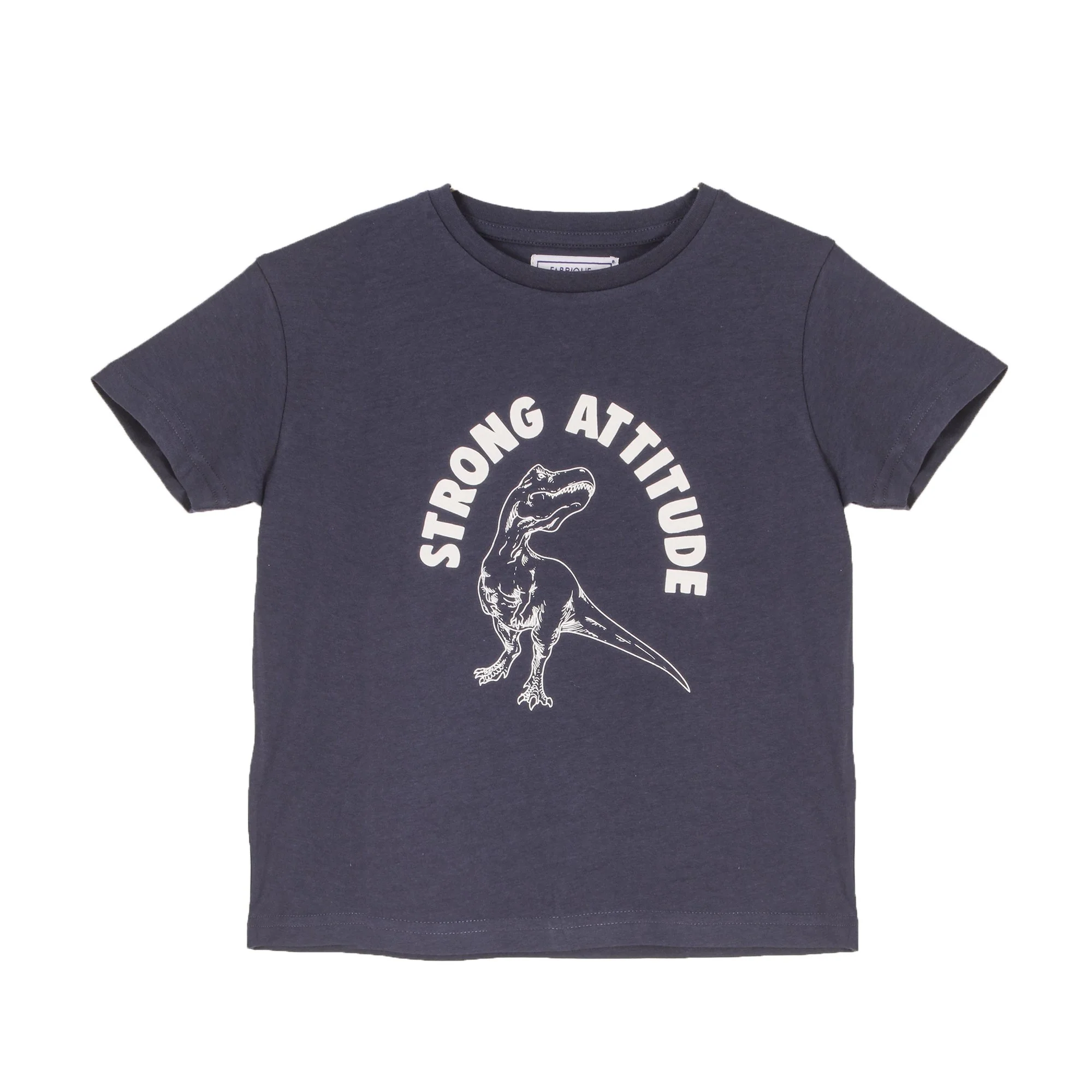 Tee-shirt manches courtes avec animation 3/12 ans - Bleu foncé