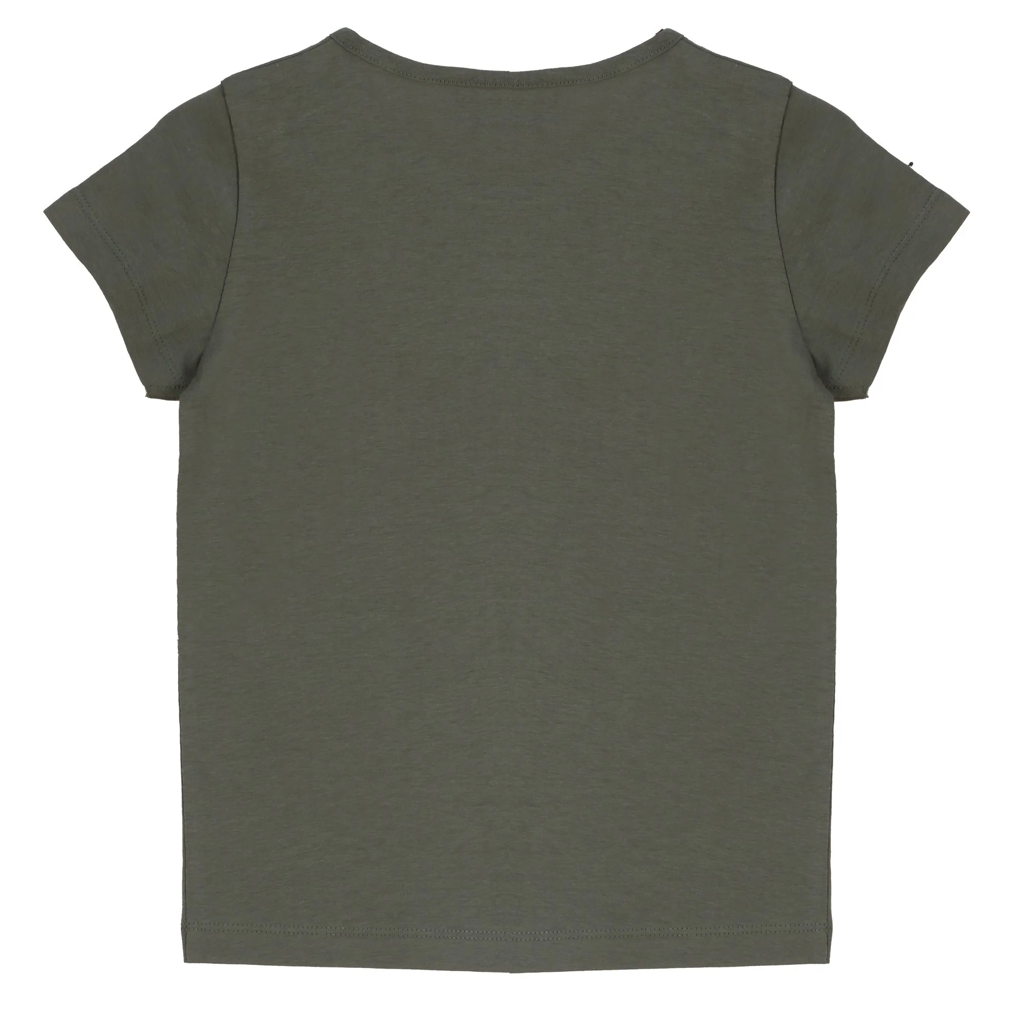 Tee-shirt manches courtes avec animation 3/12 ans - Kaki - Image 2