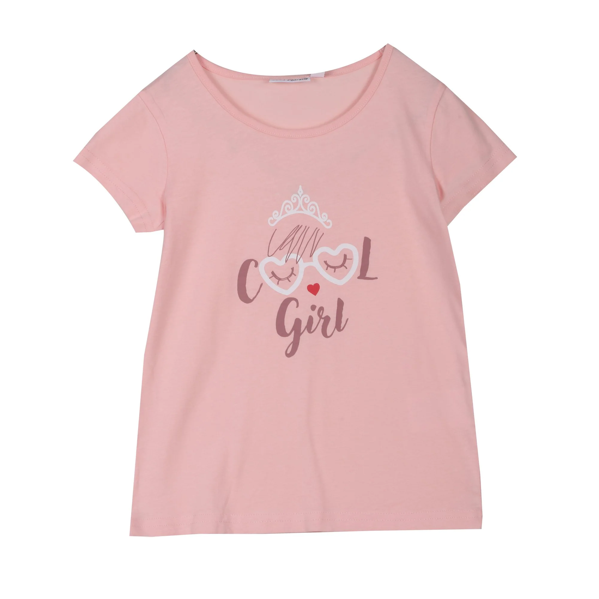 Tee-shirt manches courtes avec animation 8/12 ans - Blanc