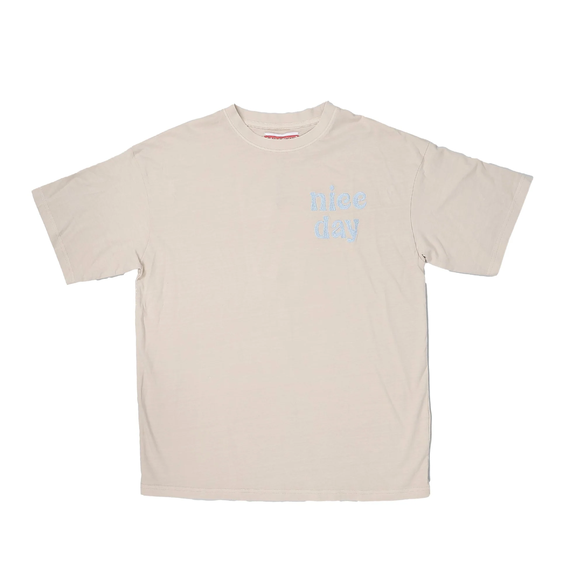 Tee-shirt manches courtes  - Beige - Image 3