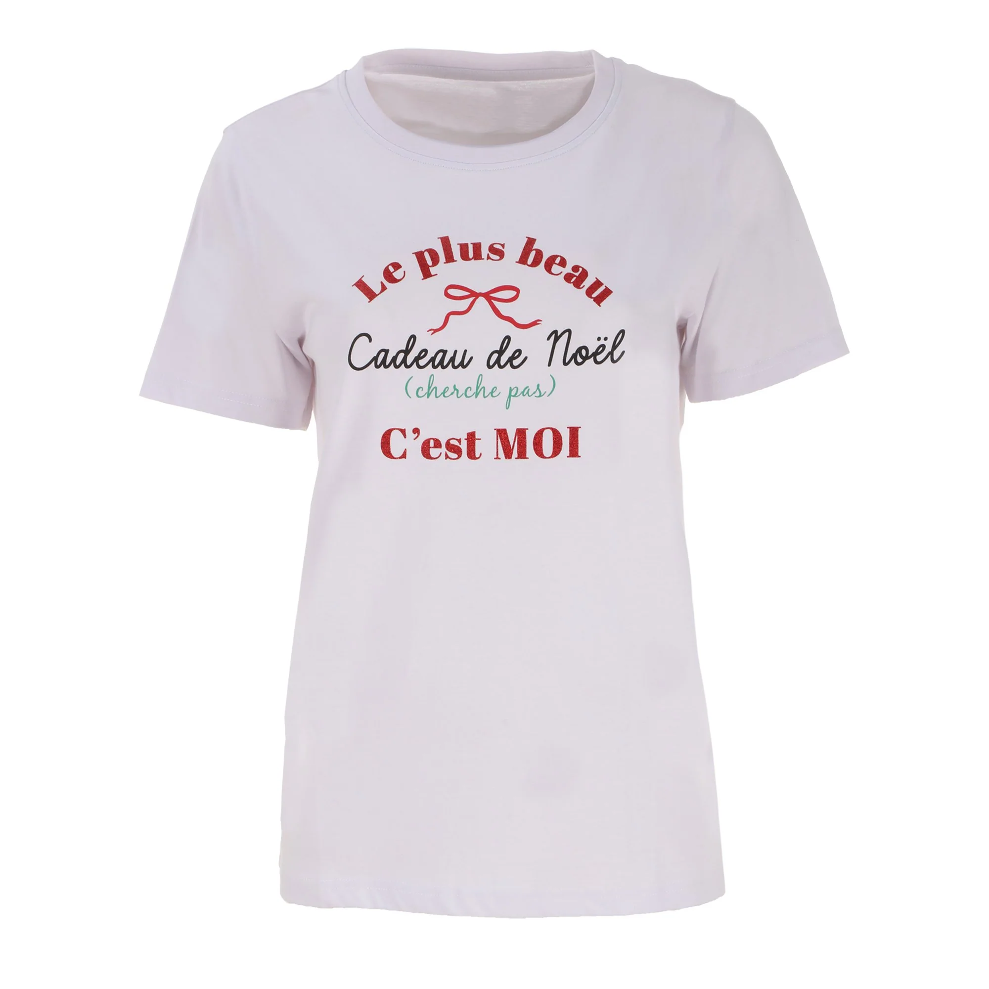 Tee-shirt manches courtes de Noël - Blanc