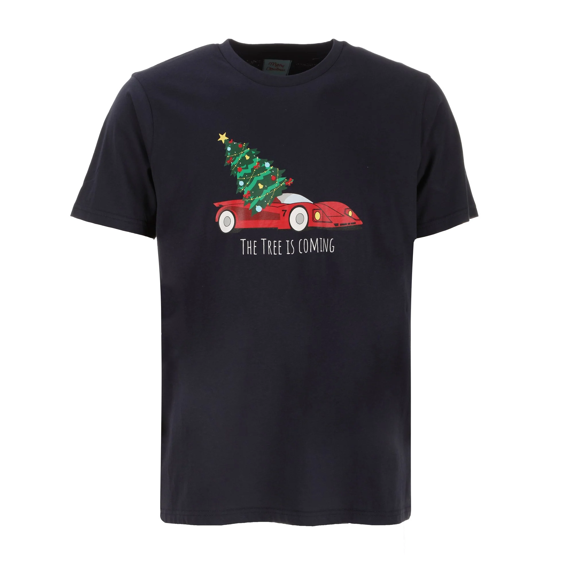 Tee-shirt manches courtes de Noël - Bleu foncé