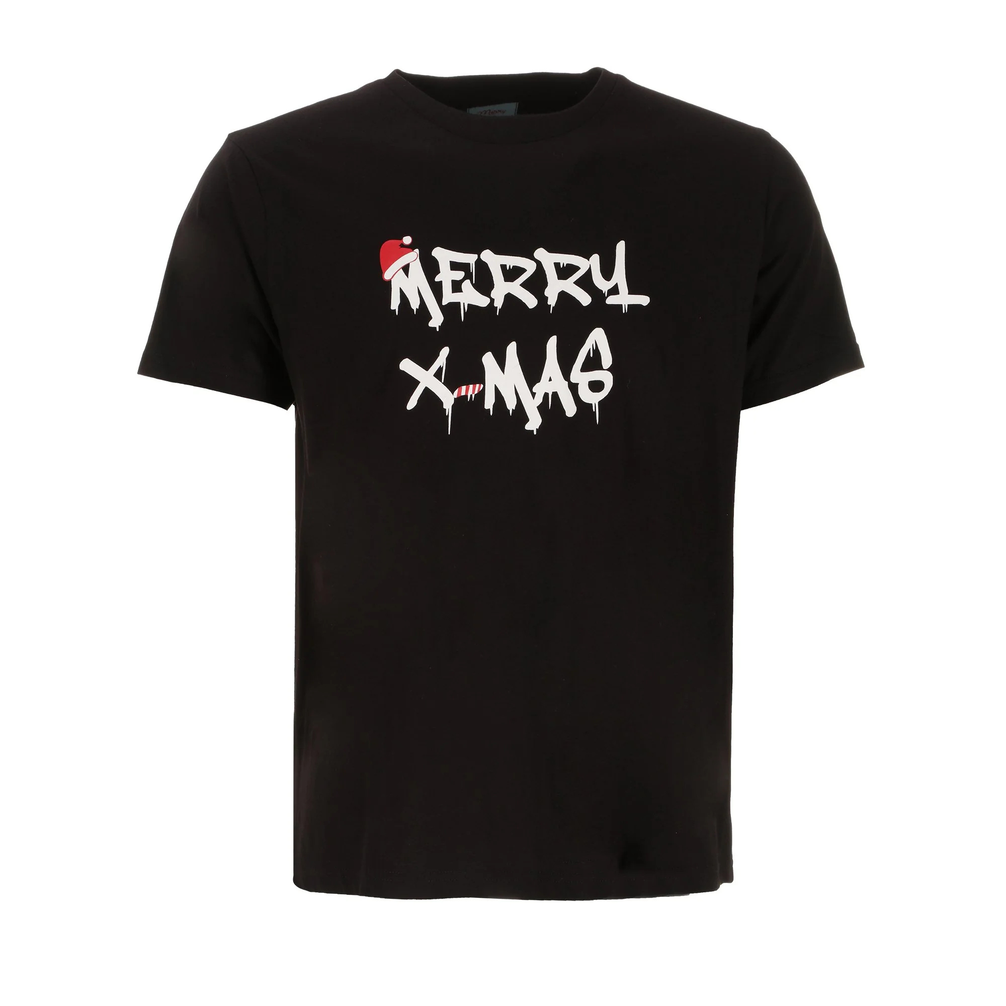 Tee-shirt manches courtes de Noël - Noir
