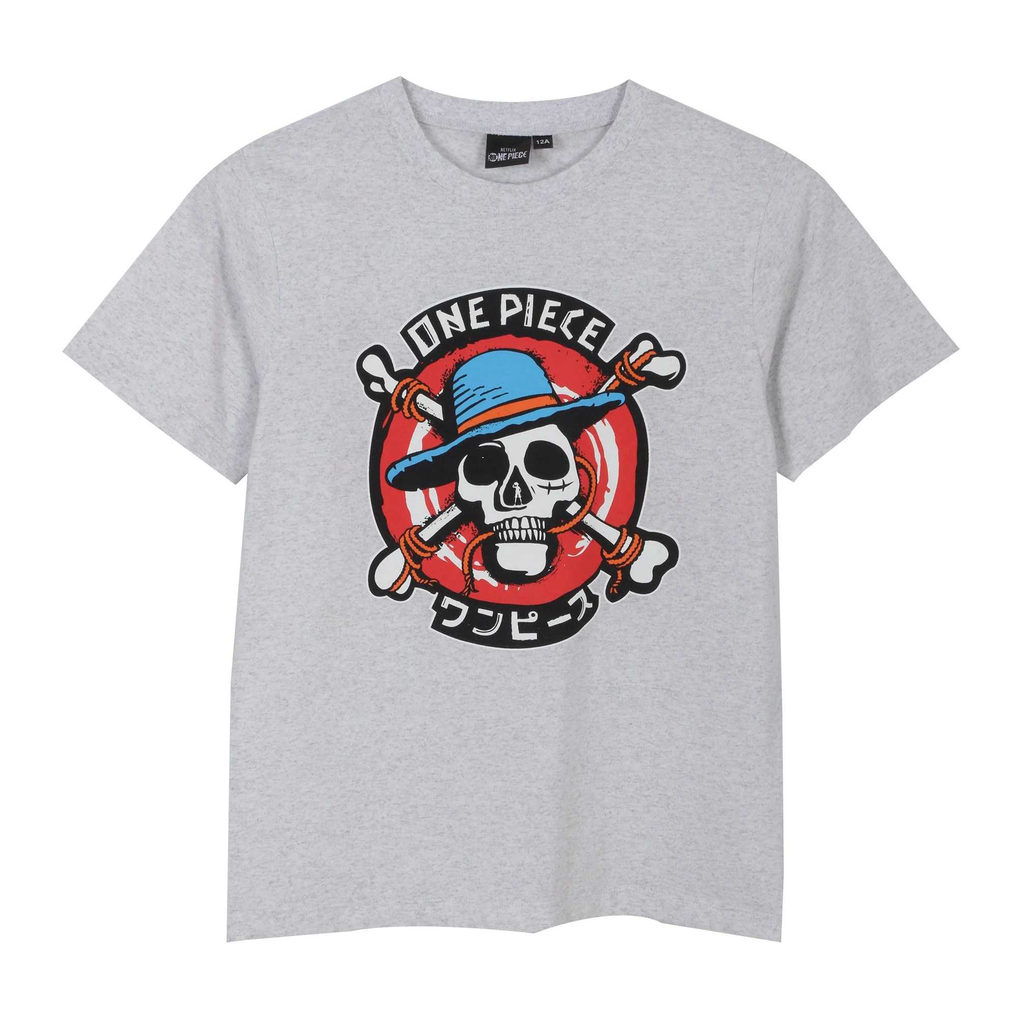 Tee-shirt manches courtes licence 8/14 ans - Gris