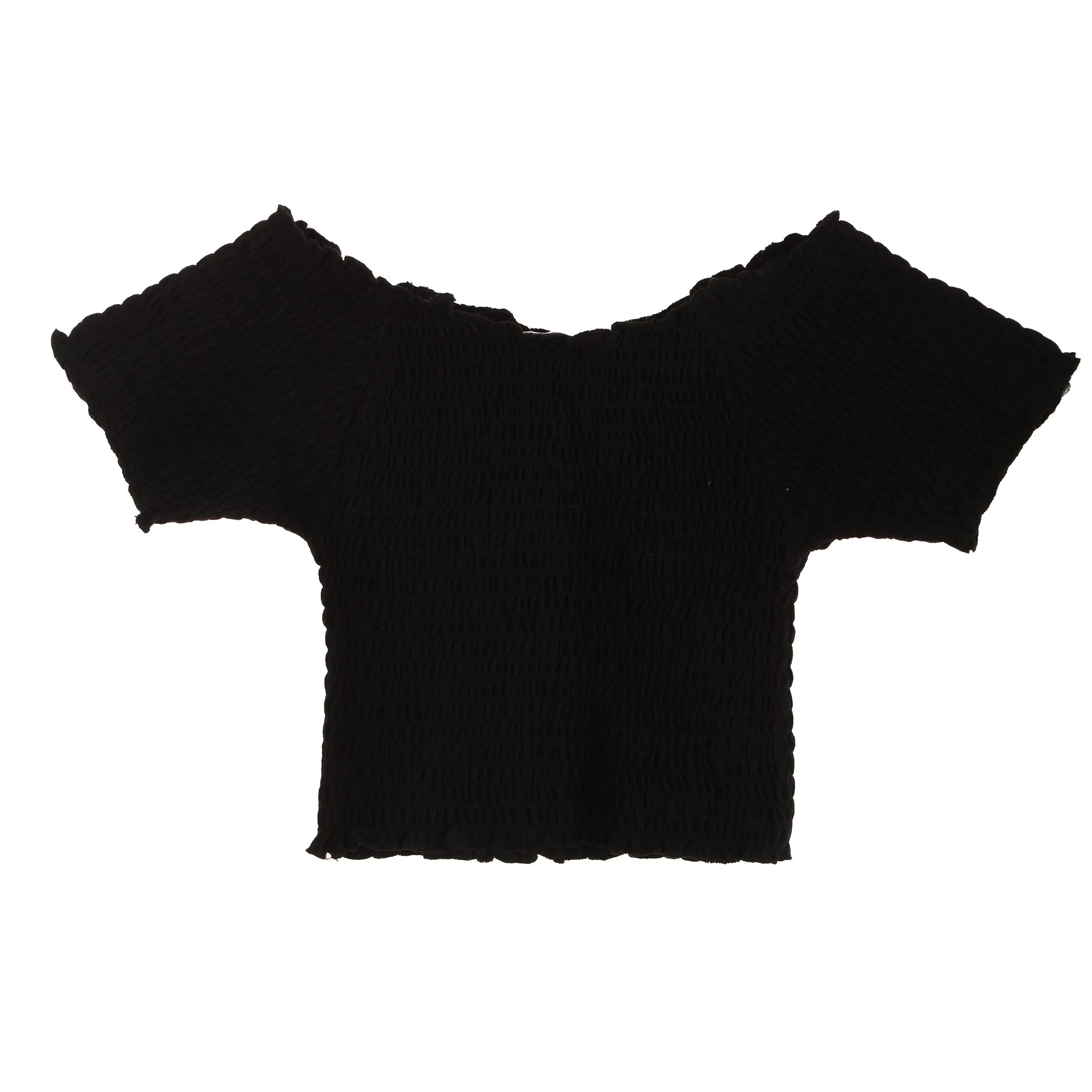 Tee shirt manches courtes - Noir - Image 2