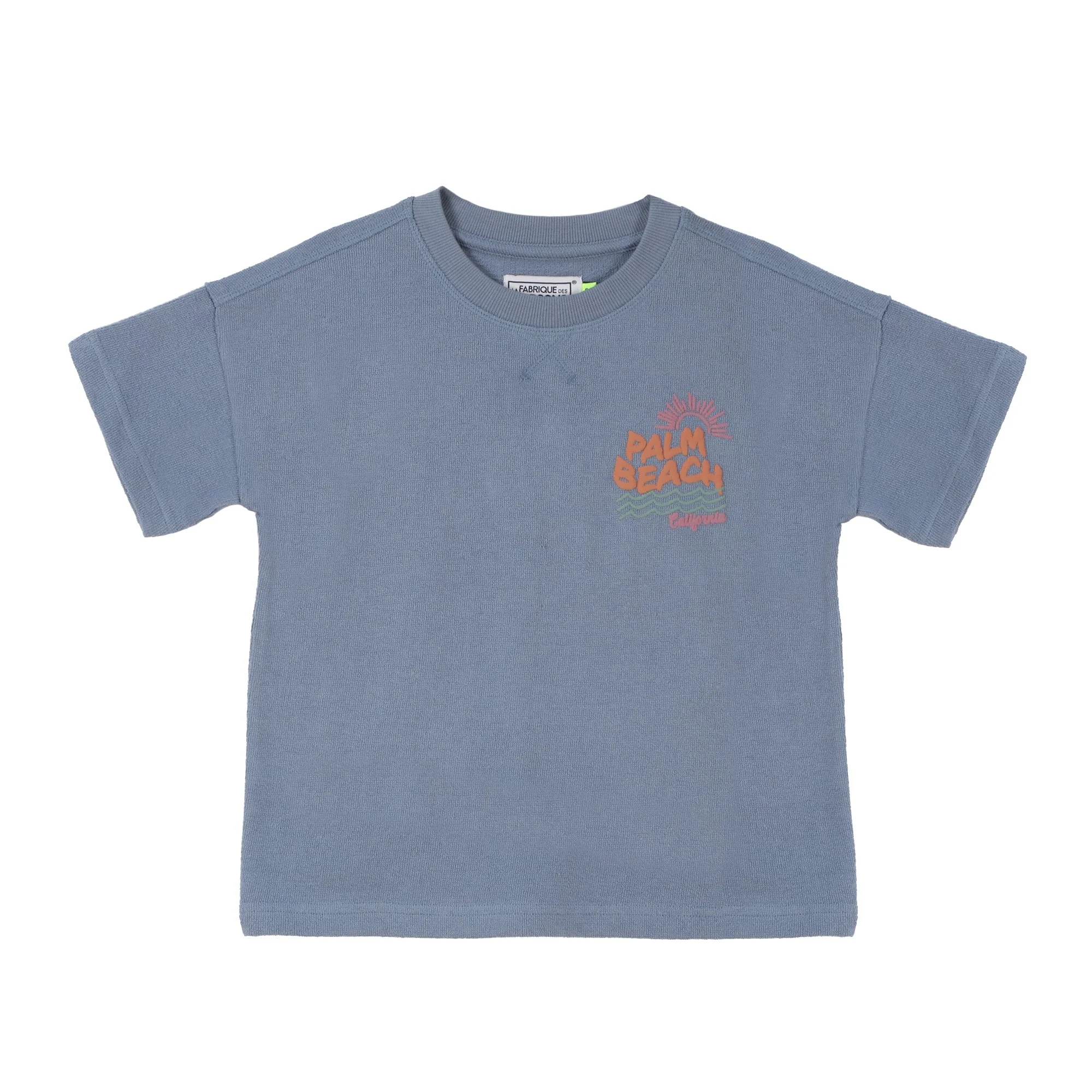 Tee-shirt manches courtes Palm Beach 3/12 ans - Bleu