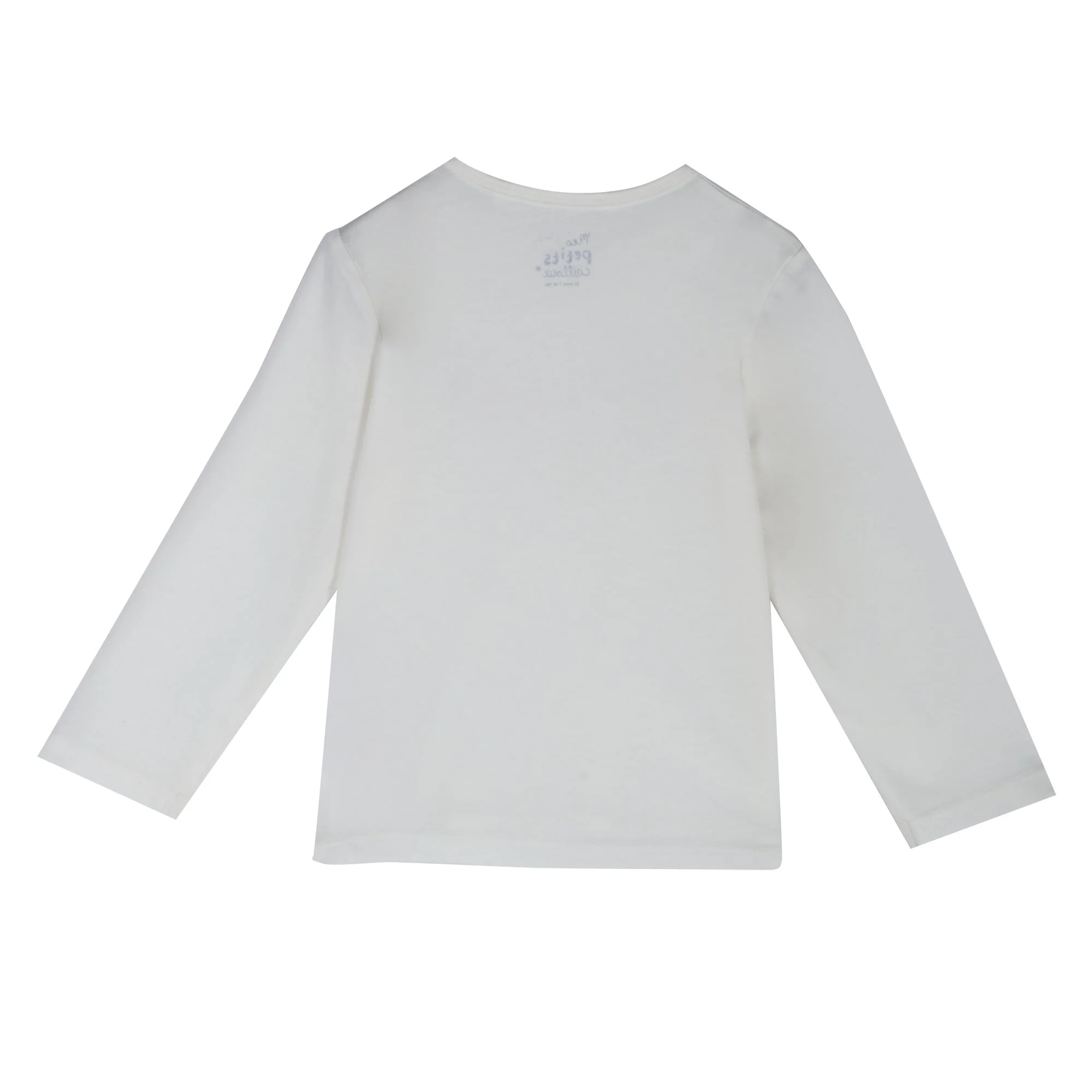Tee-shirt manches longues 3/36 mois - Blanc - Image 2