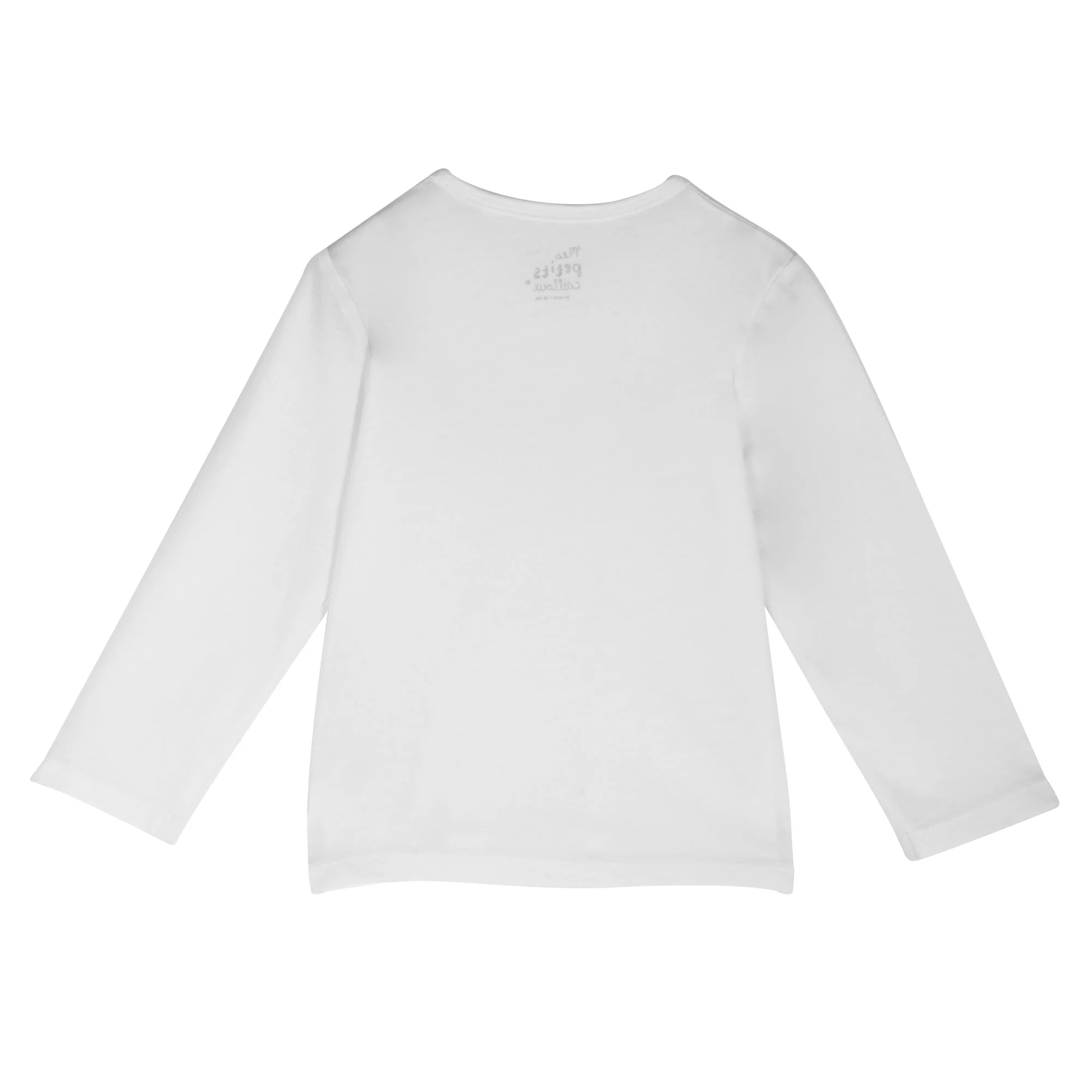 Tee-shirt manches longues 3/36 mois - Blanc - Image 2
