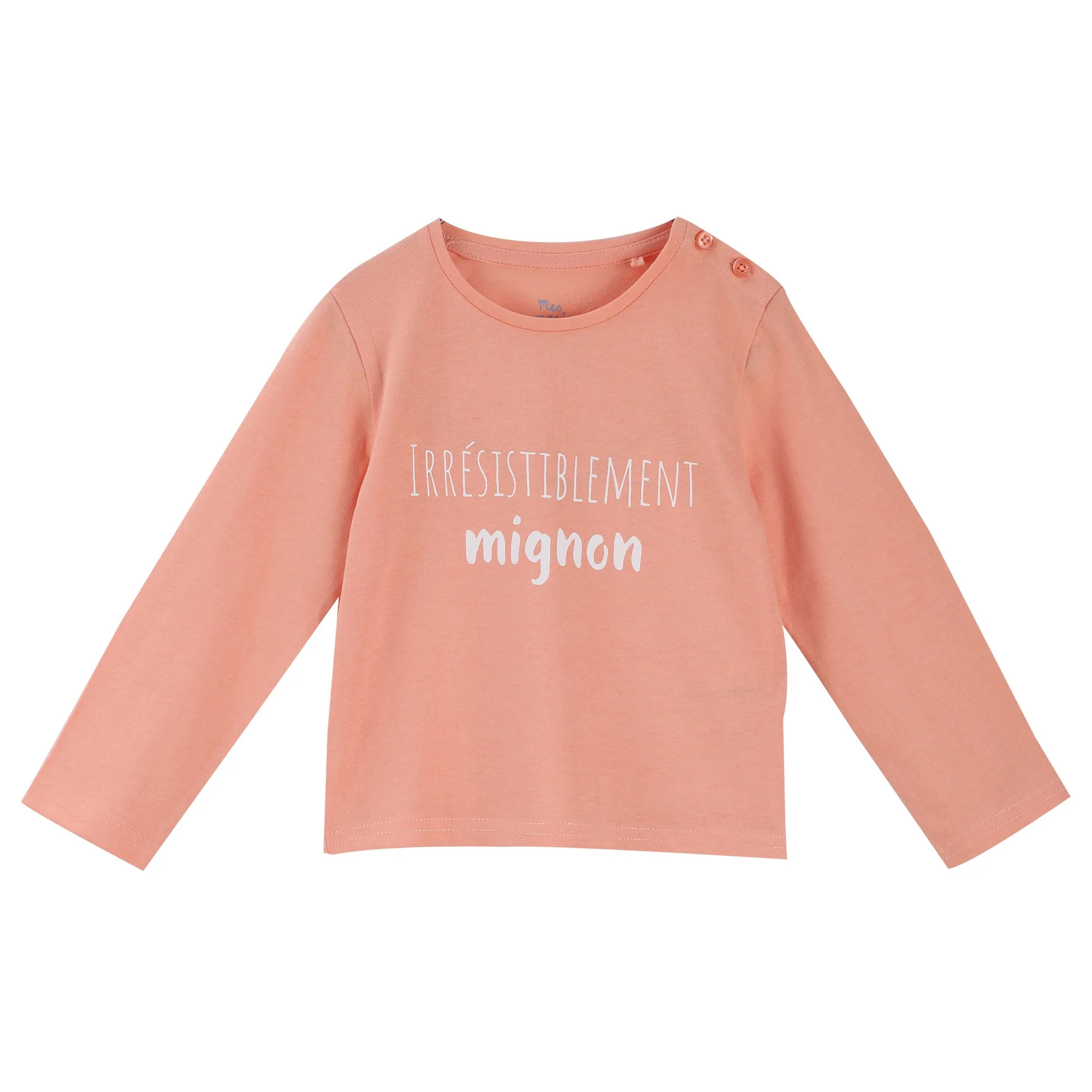 Tee-shirt manches longues 3/36mois - Blanc - Image 5