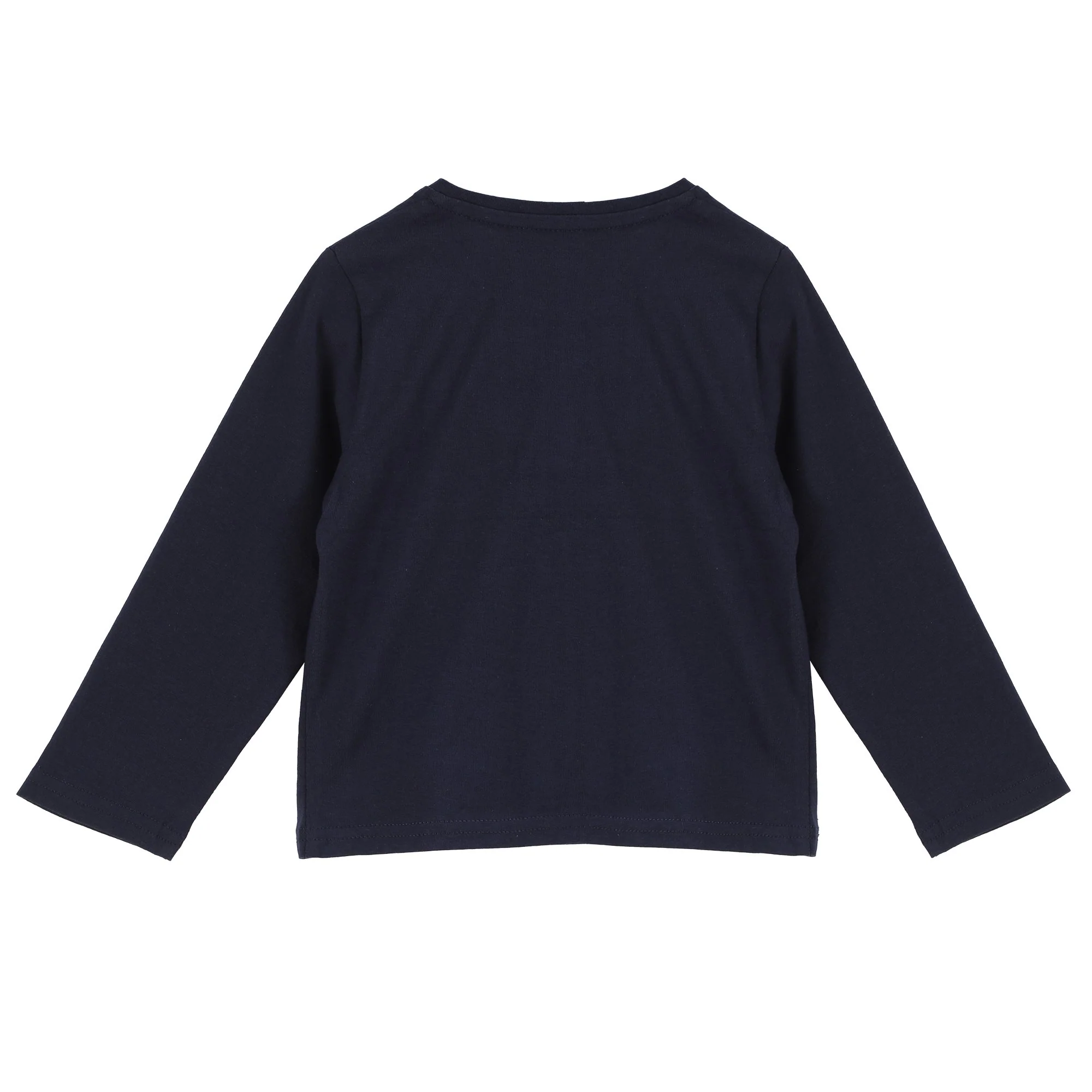 Tee-shirt manches longues 3/36mois - Bleu foncé - Image 2