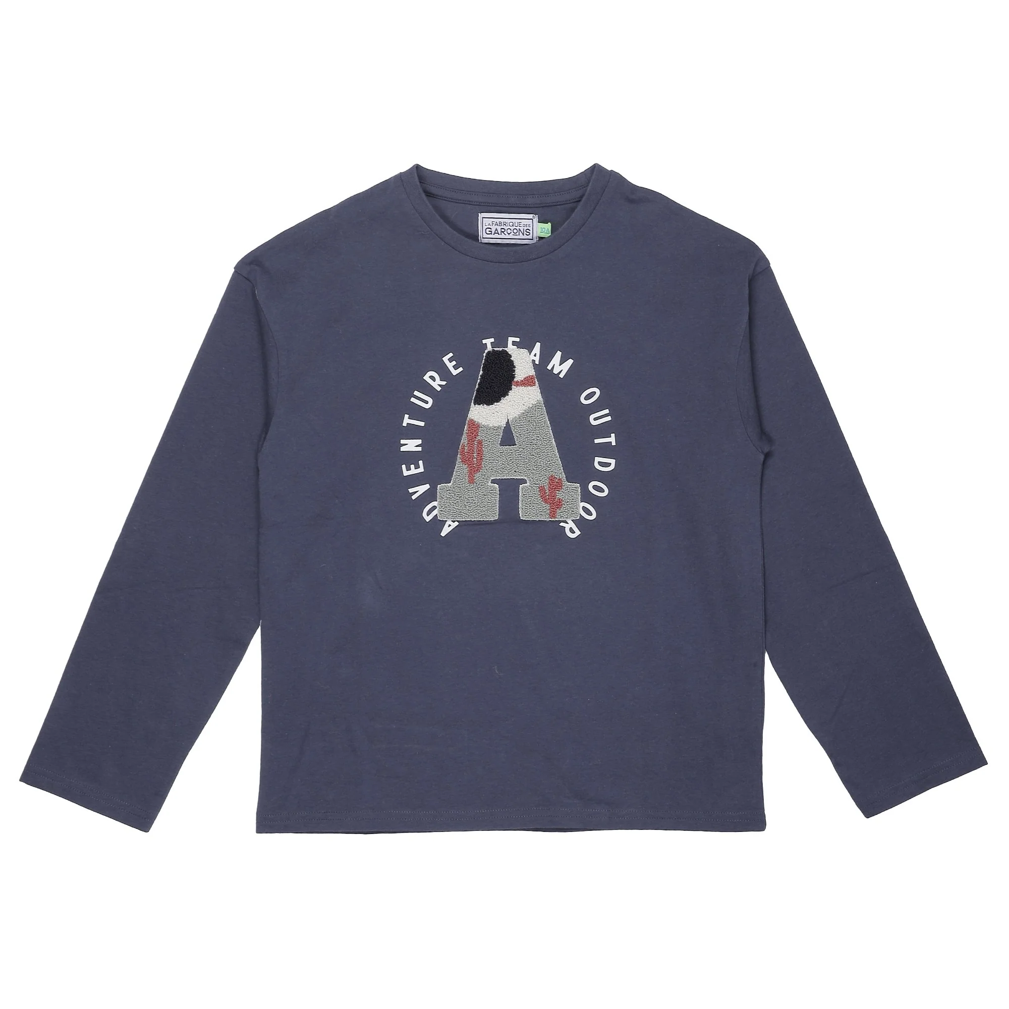Tee-shirt manches longues avec animation 3/10 ans - Blanc