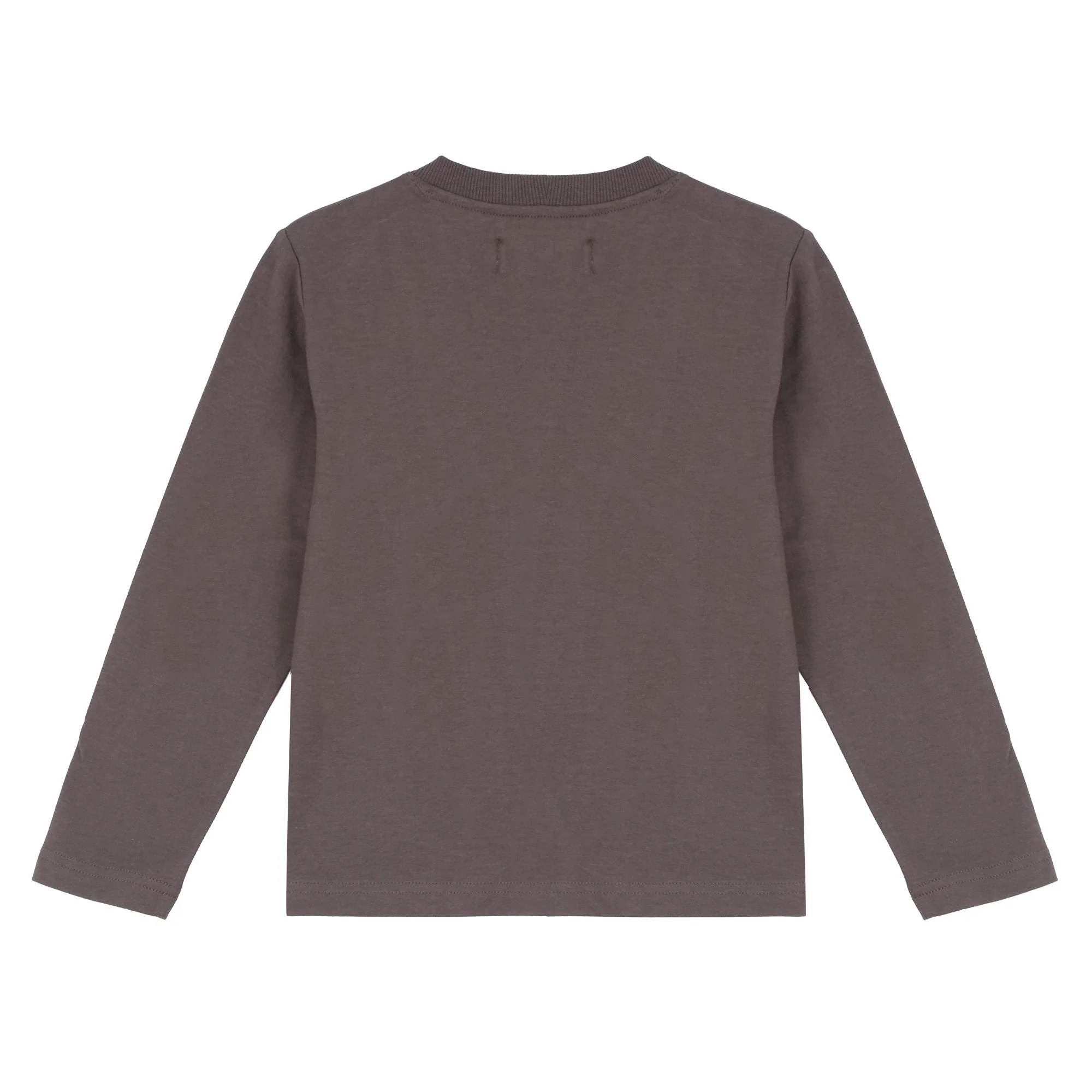 Tee-shirt manches longues avec animation 3-12 ans - Gris - Image 2