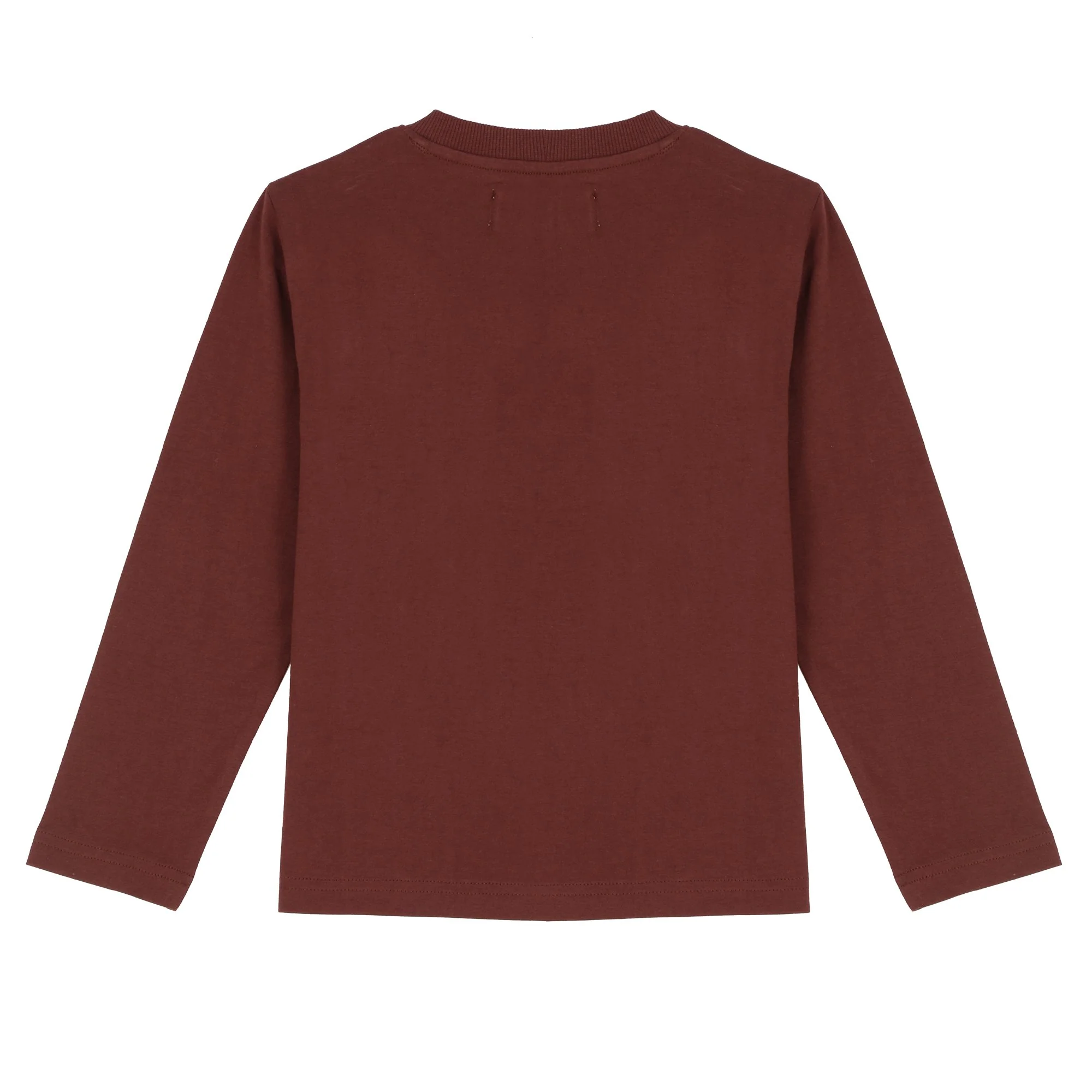 Tee-shirt manches longues avec animation 3-12 ans - Marron - Image 2