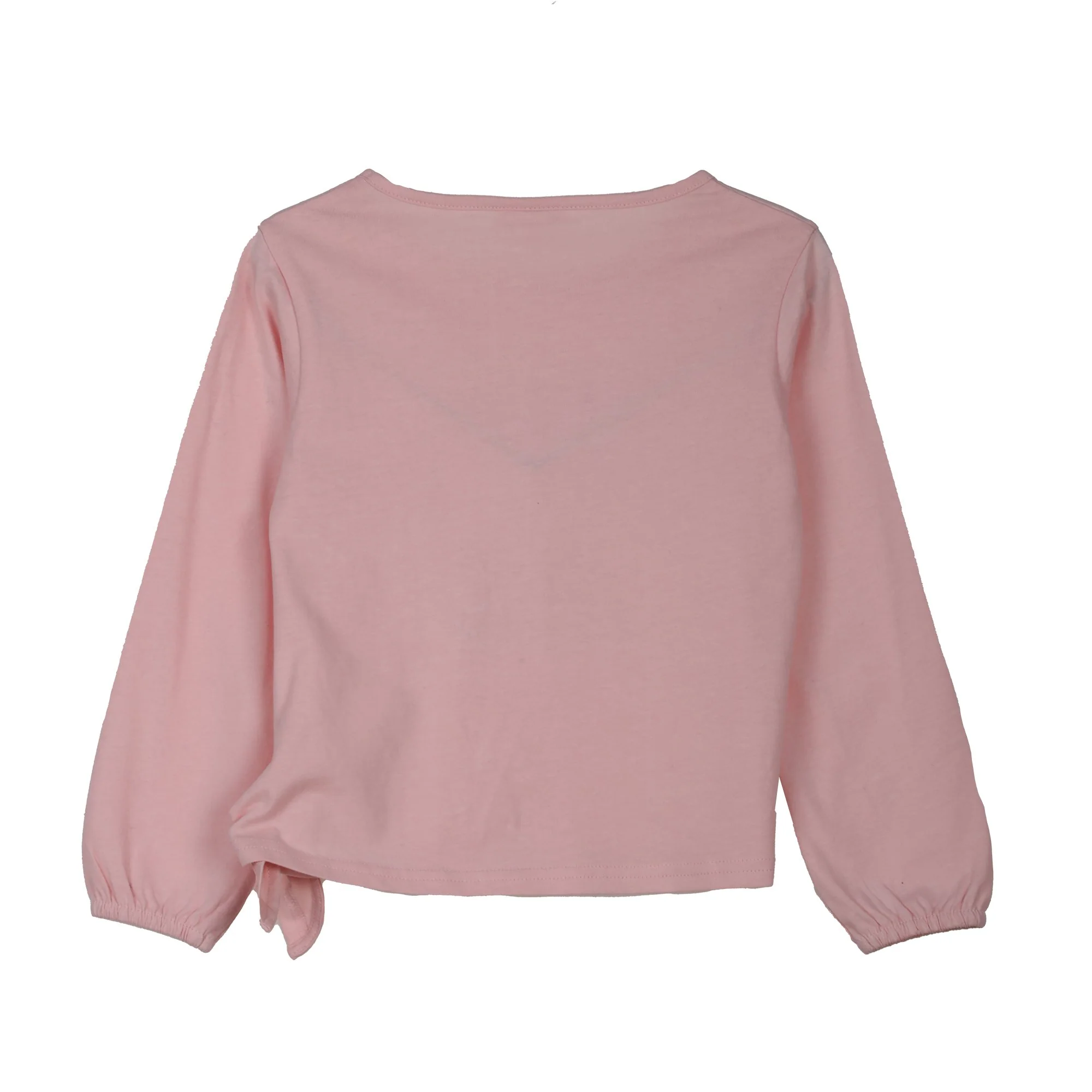 Tee-shirt manches longues avec nœud 3/10 ans - Rose - Image 2