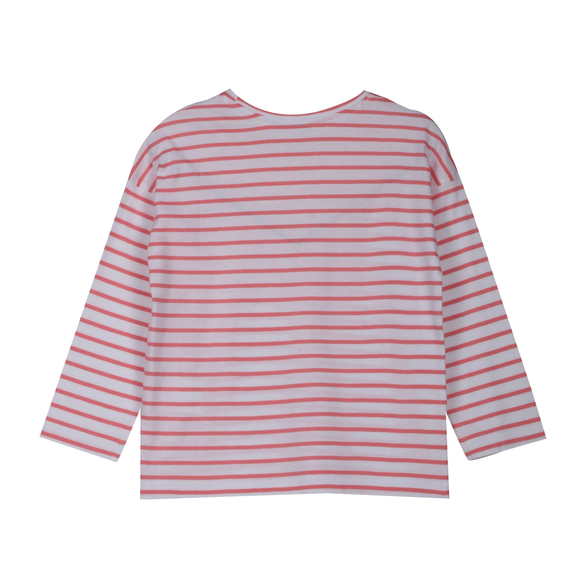 Tee-shirt manches longues marinière 3/6ans - Bleu foncé - Image 2