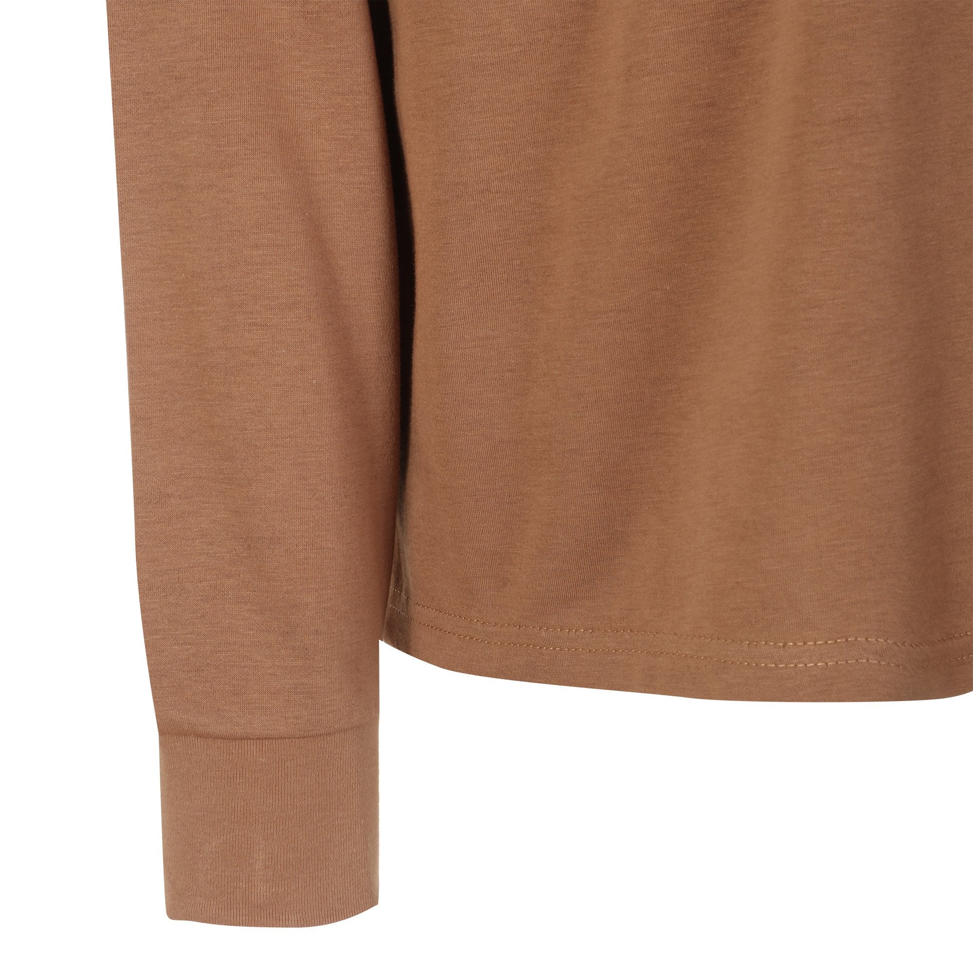 Tee-shirt manches longues - Marron - Image 3