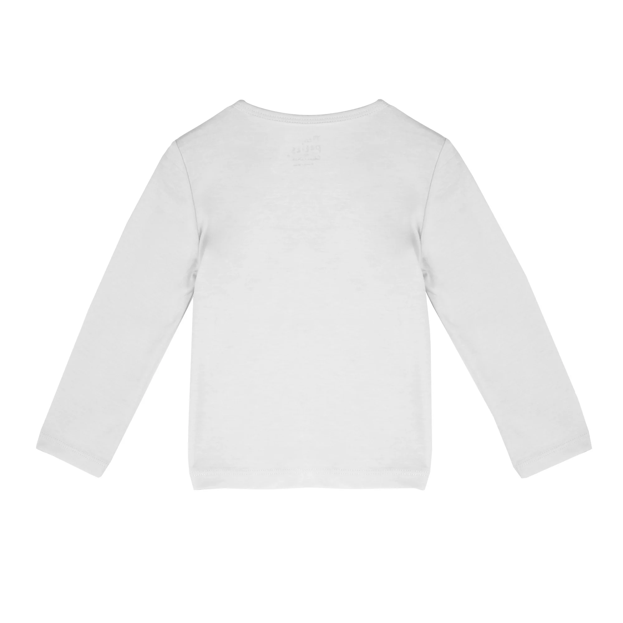 Tee-shirt manches longues uni 3/36 mois  - Beige - Image 2