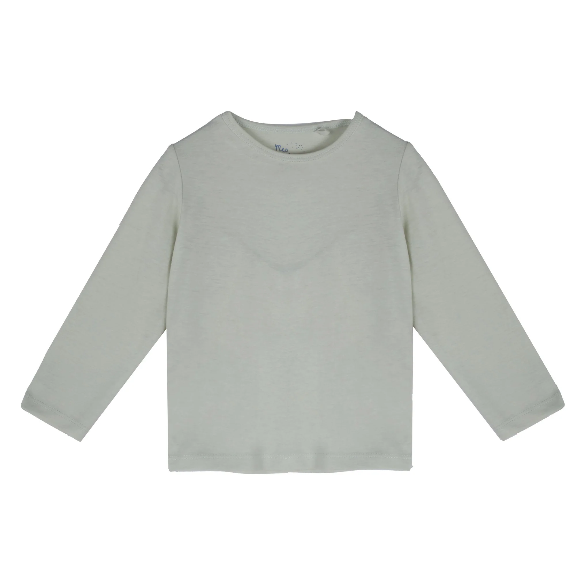 Tee-shirt manches longues uni 3/36 mois  - Vert