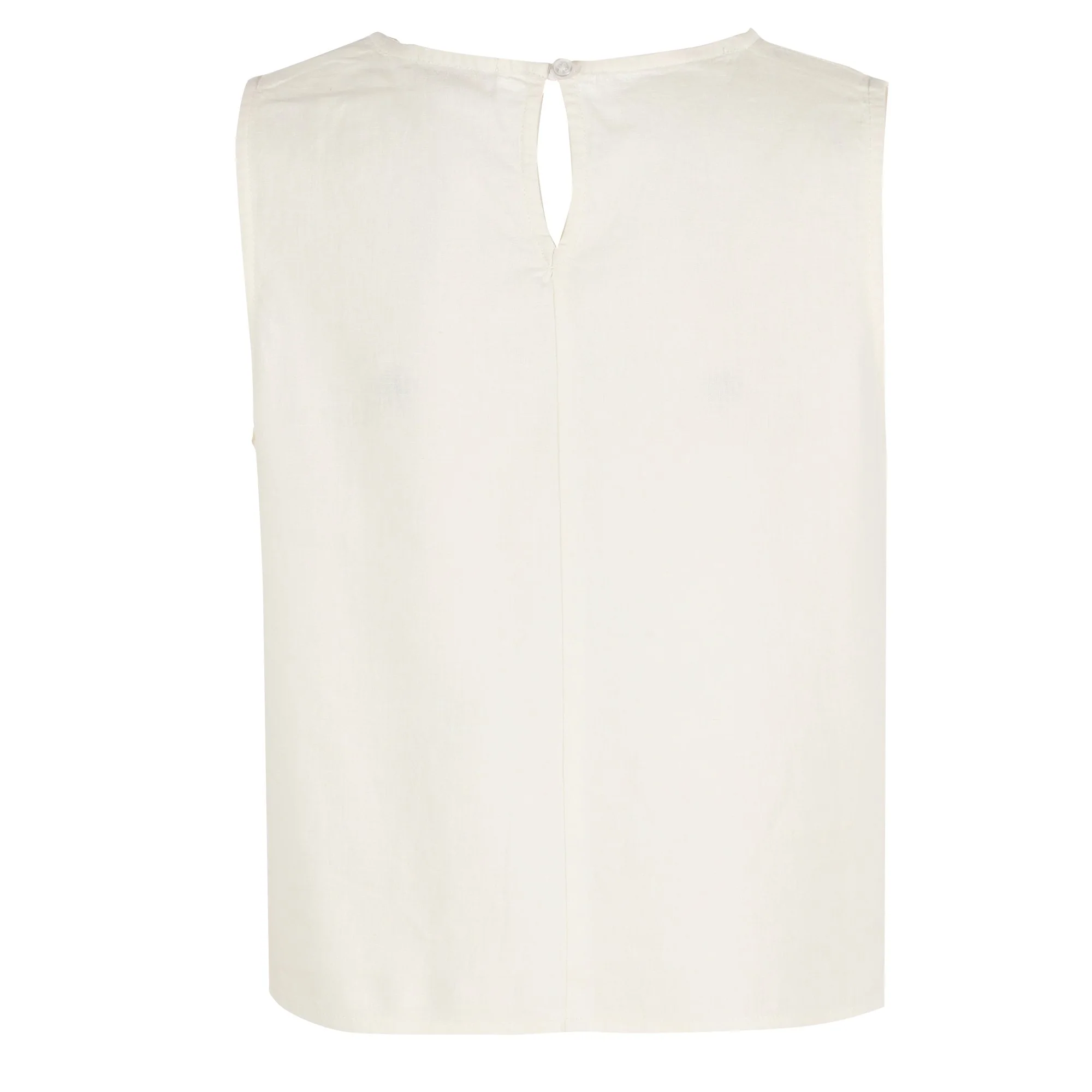 Top sans manche - Blanc - Image 2