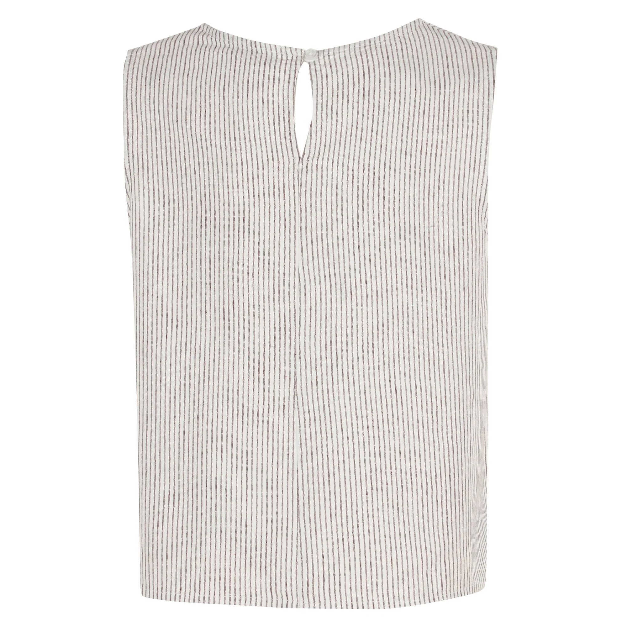 Top sans manche - Marron - Image 2