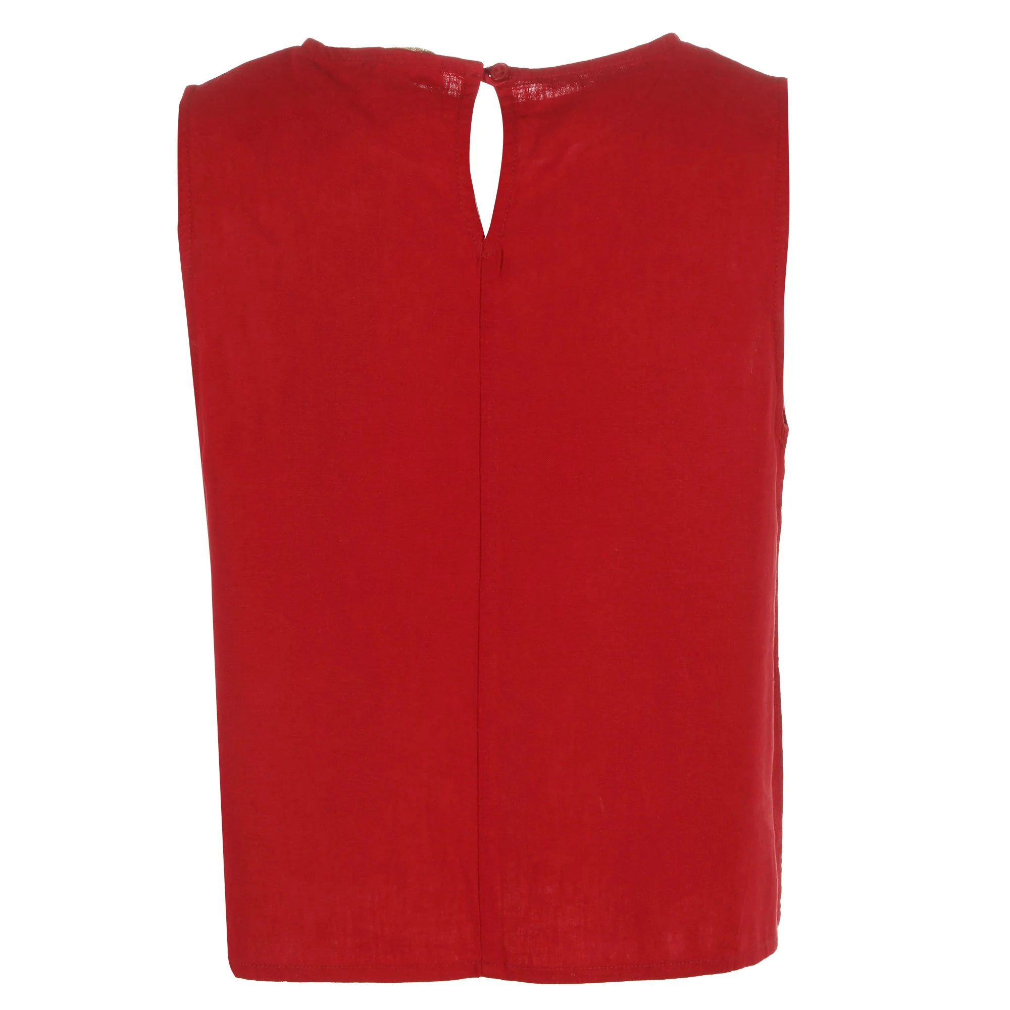 Top sans manche - Rouge - Image 2