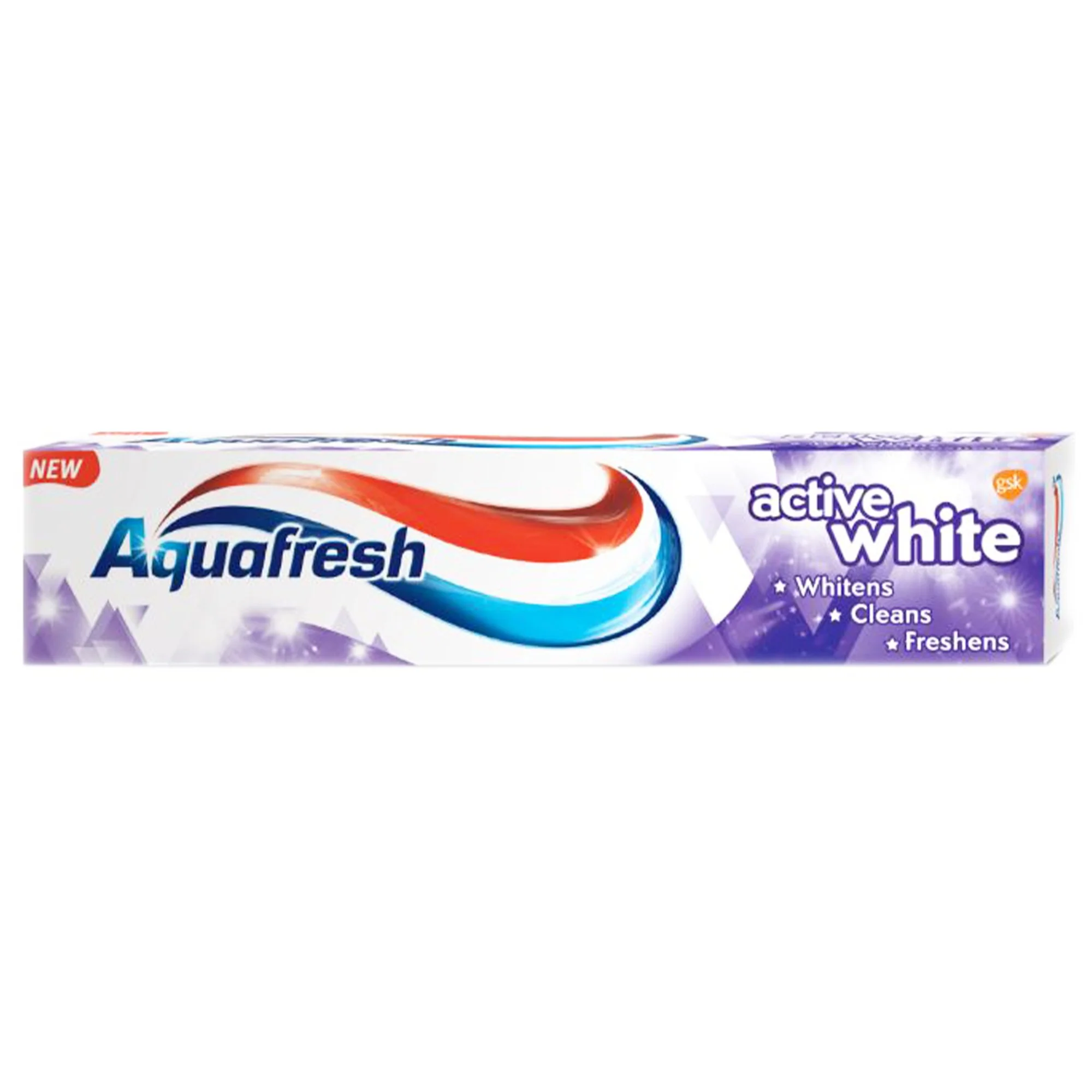 Tube de dentifrice active white