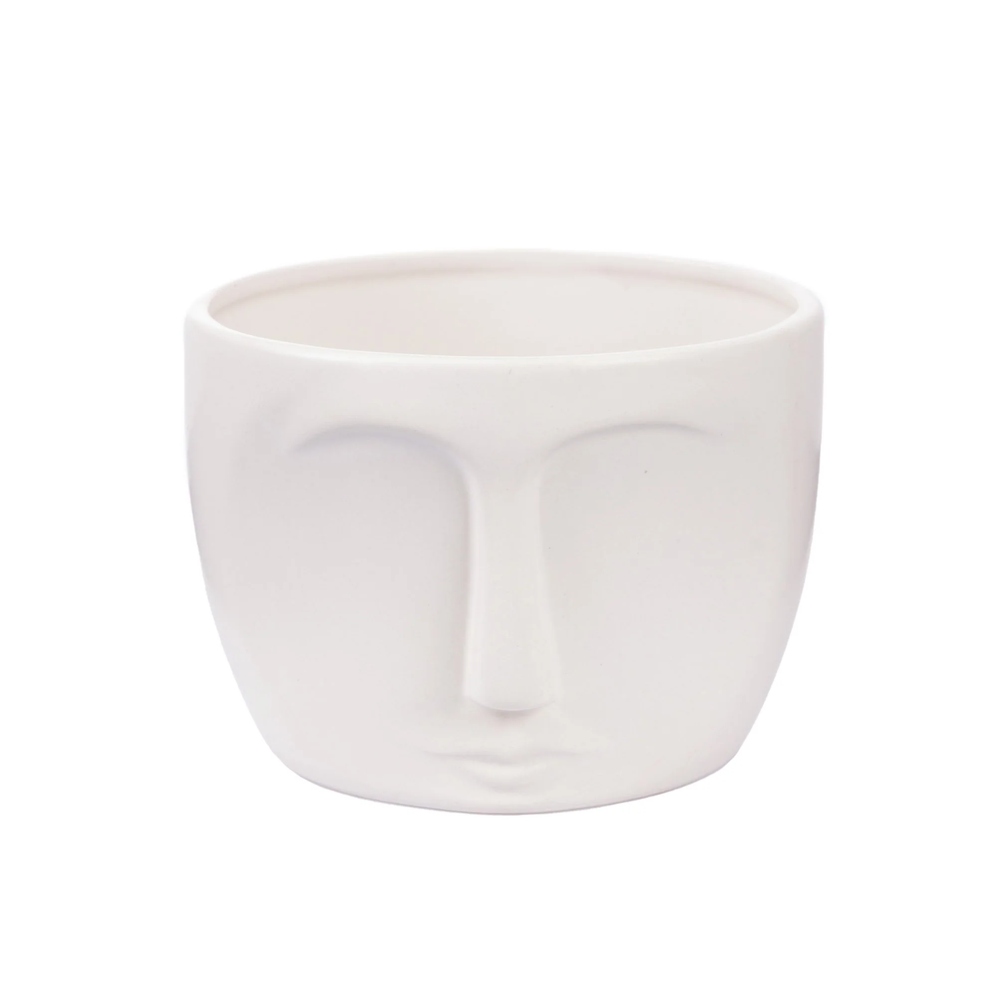 Vase forme visage grand format