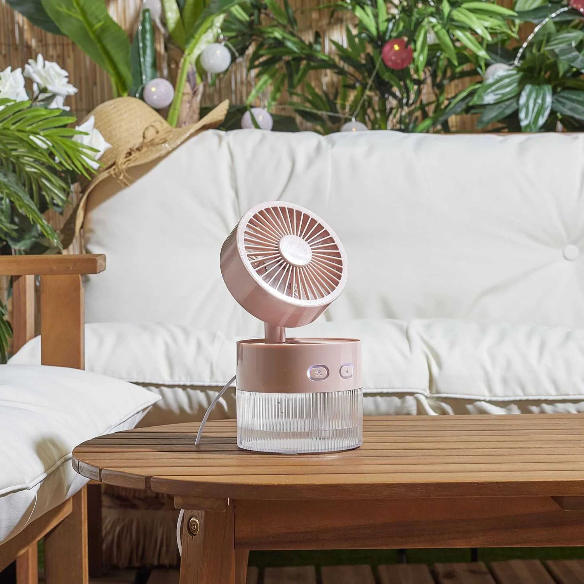 Ventilateur brumisateur USB LED orientable - Image 6