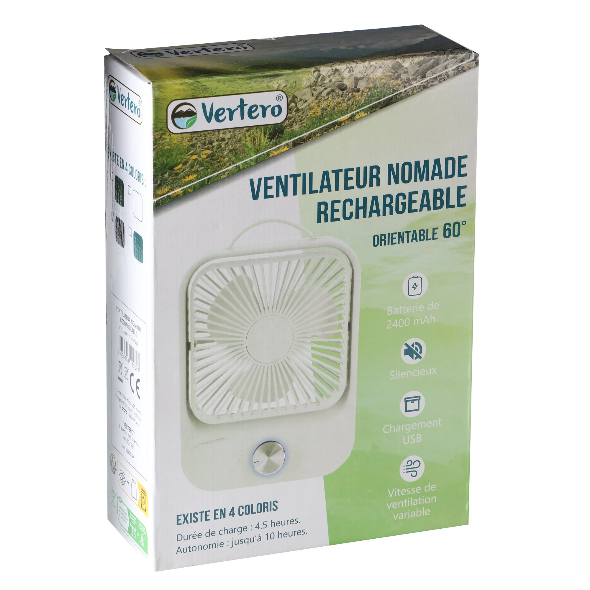 Ventilateur nomade - Blanc - Image 2