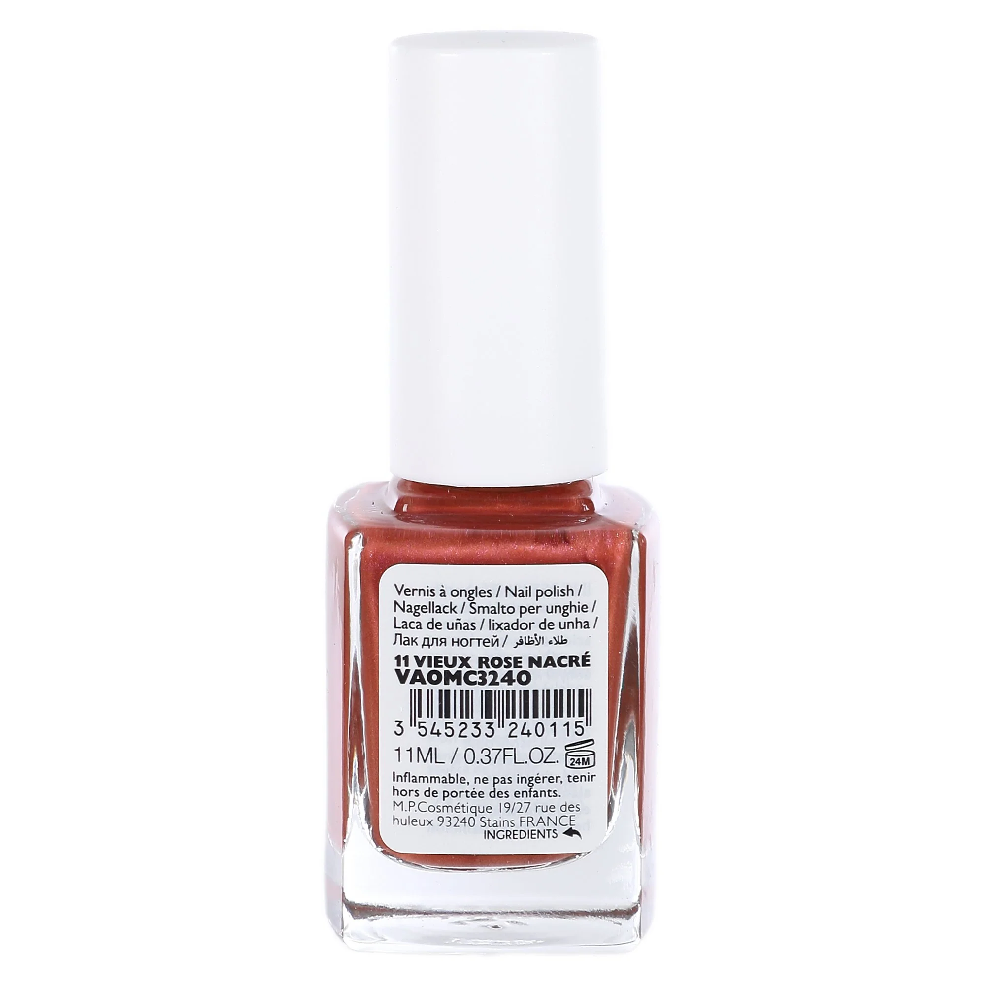 Vernis à ongle vieux rose nacré - Image 2