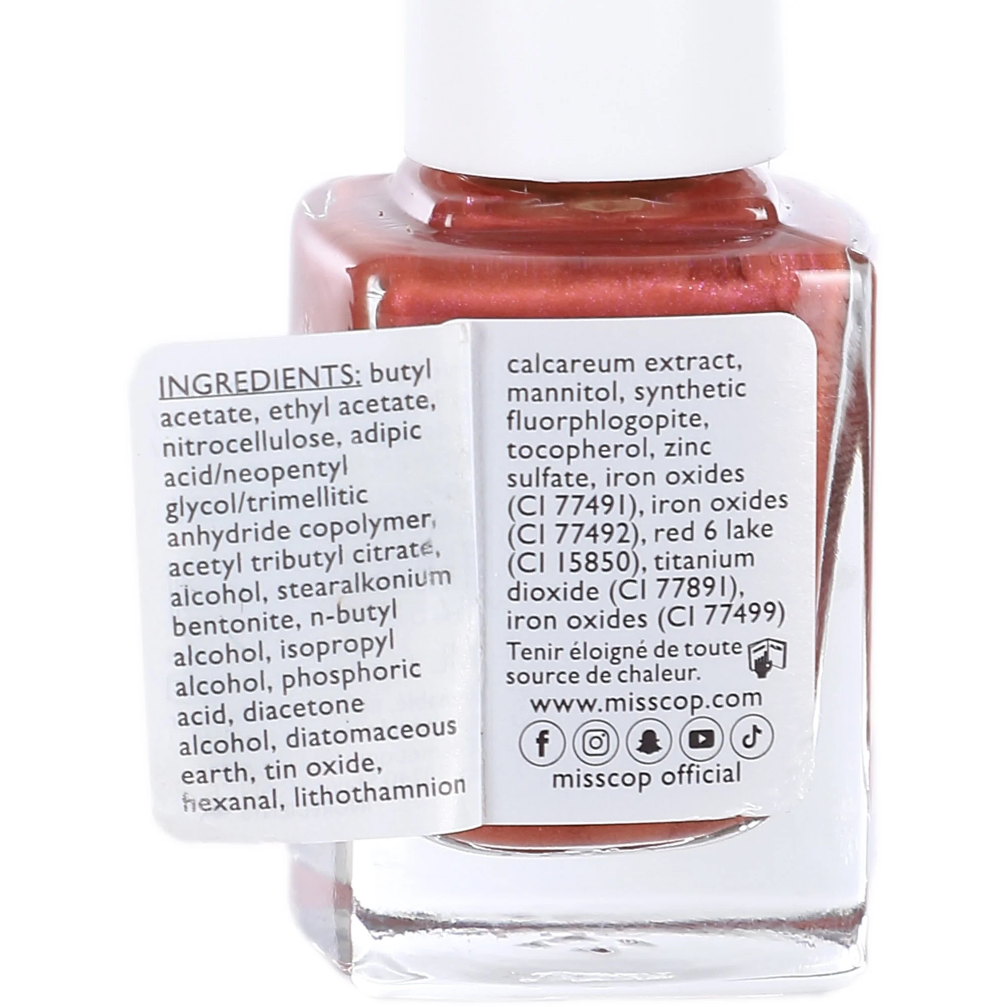 Vernis à ongle vieux rose nacré - Image 3