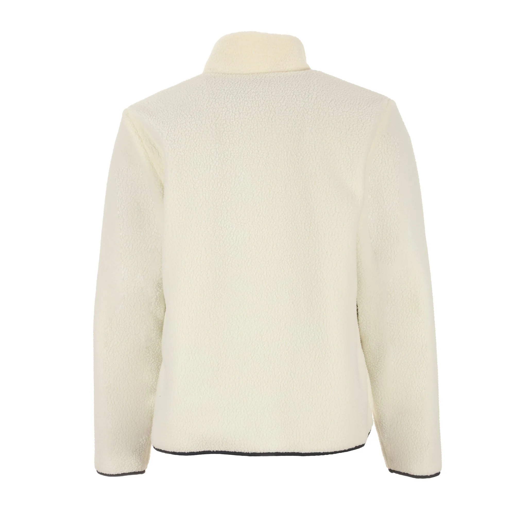 Veste polaire bi matière - Blanc - Image 2