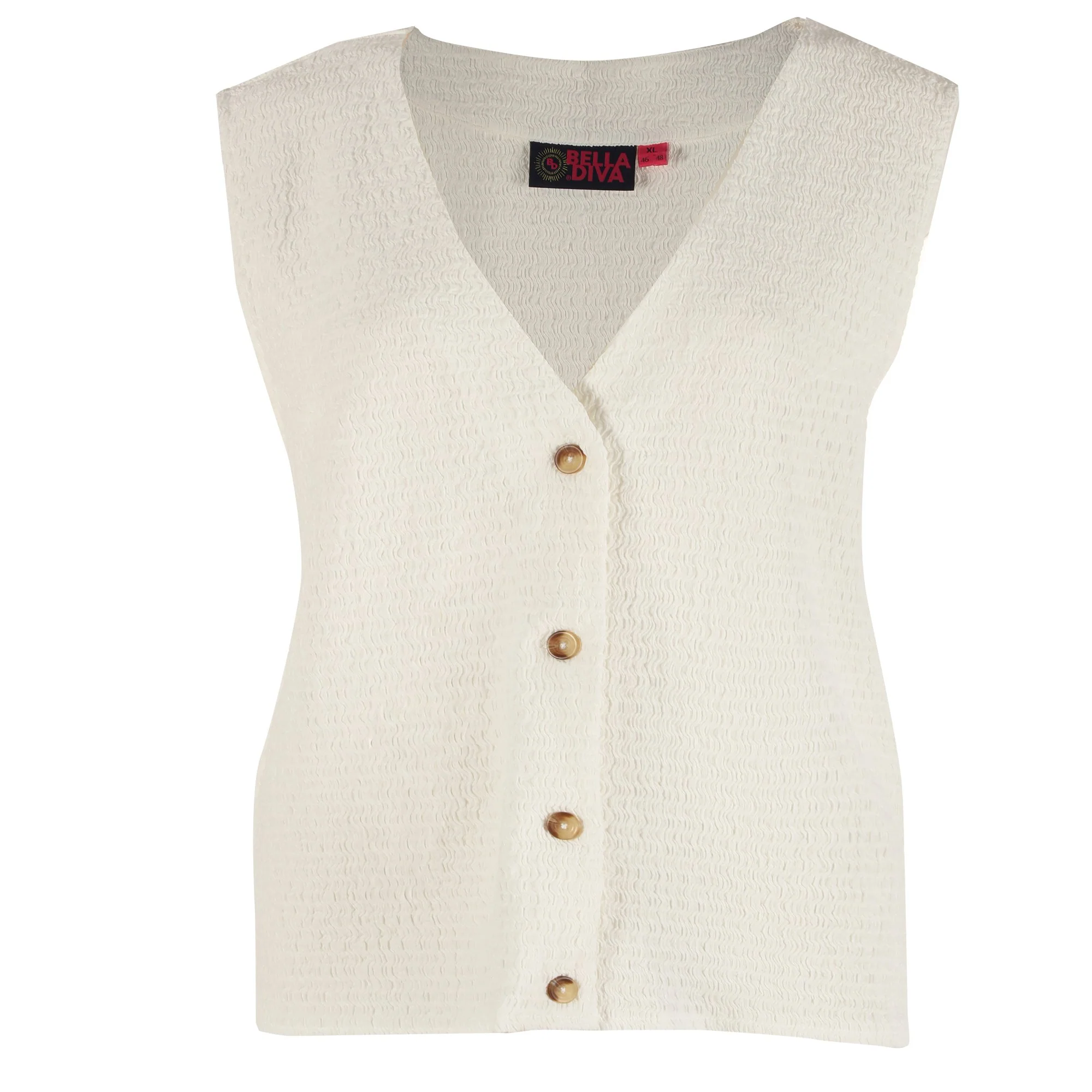 Veste sans manche - Blanc