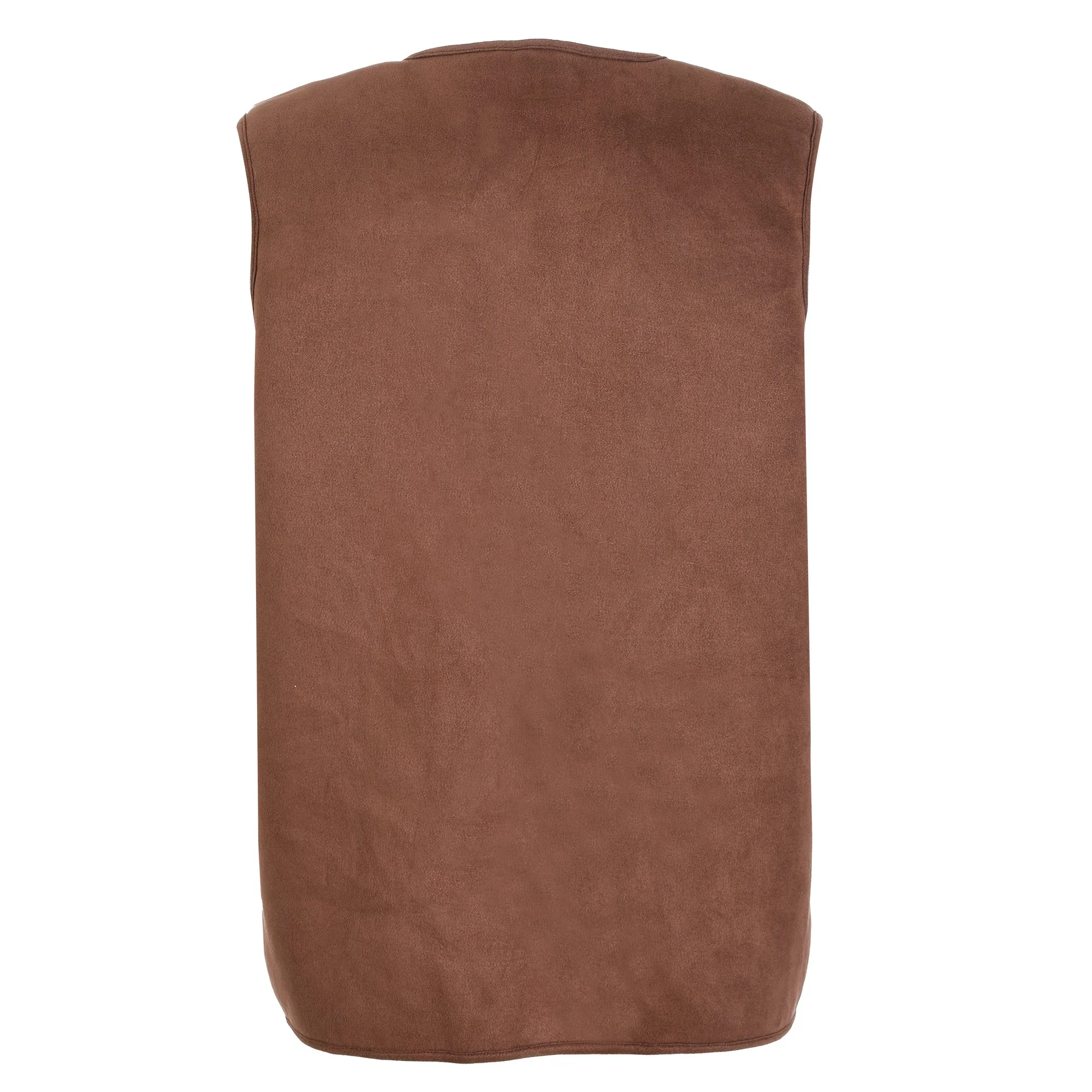 Veste sans manches réversible  - Marron - Image 4