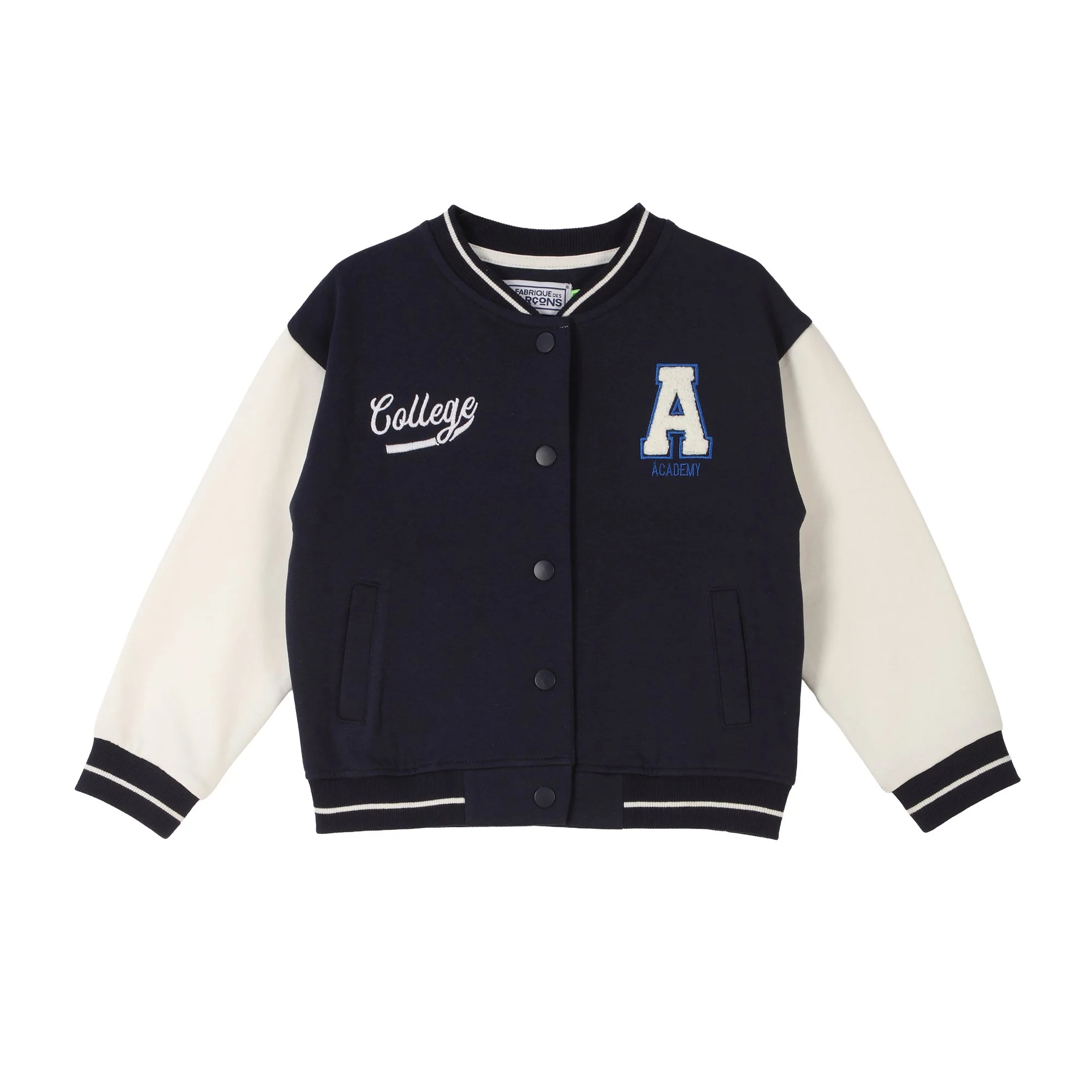 Veste Teddy 3/12 ans - Bleu foncé