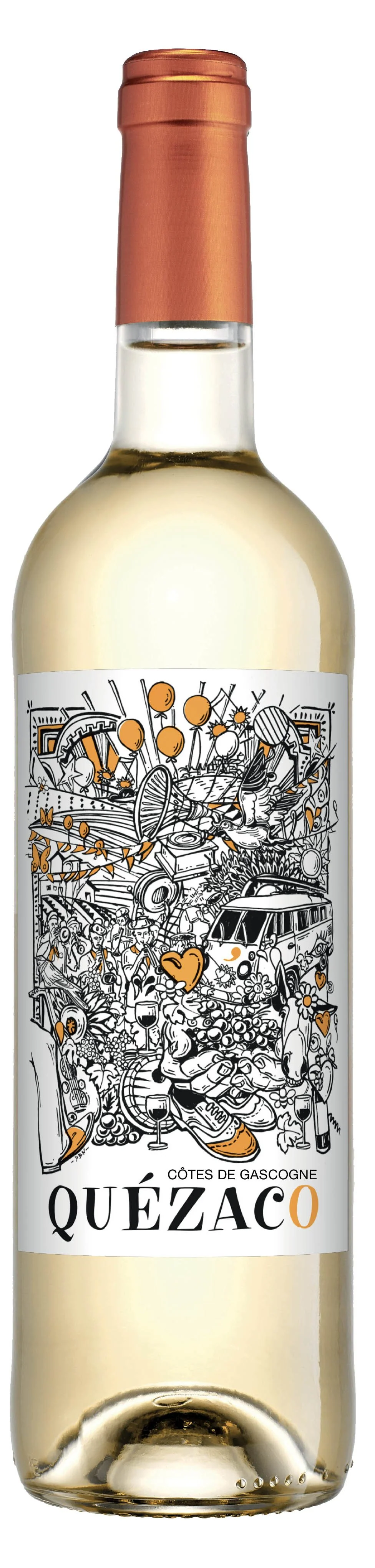 Vin blanc moelleux Quezaco Côtes du Marmandais AO 2023 11%