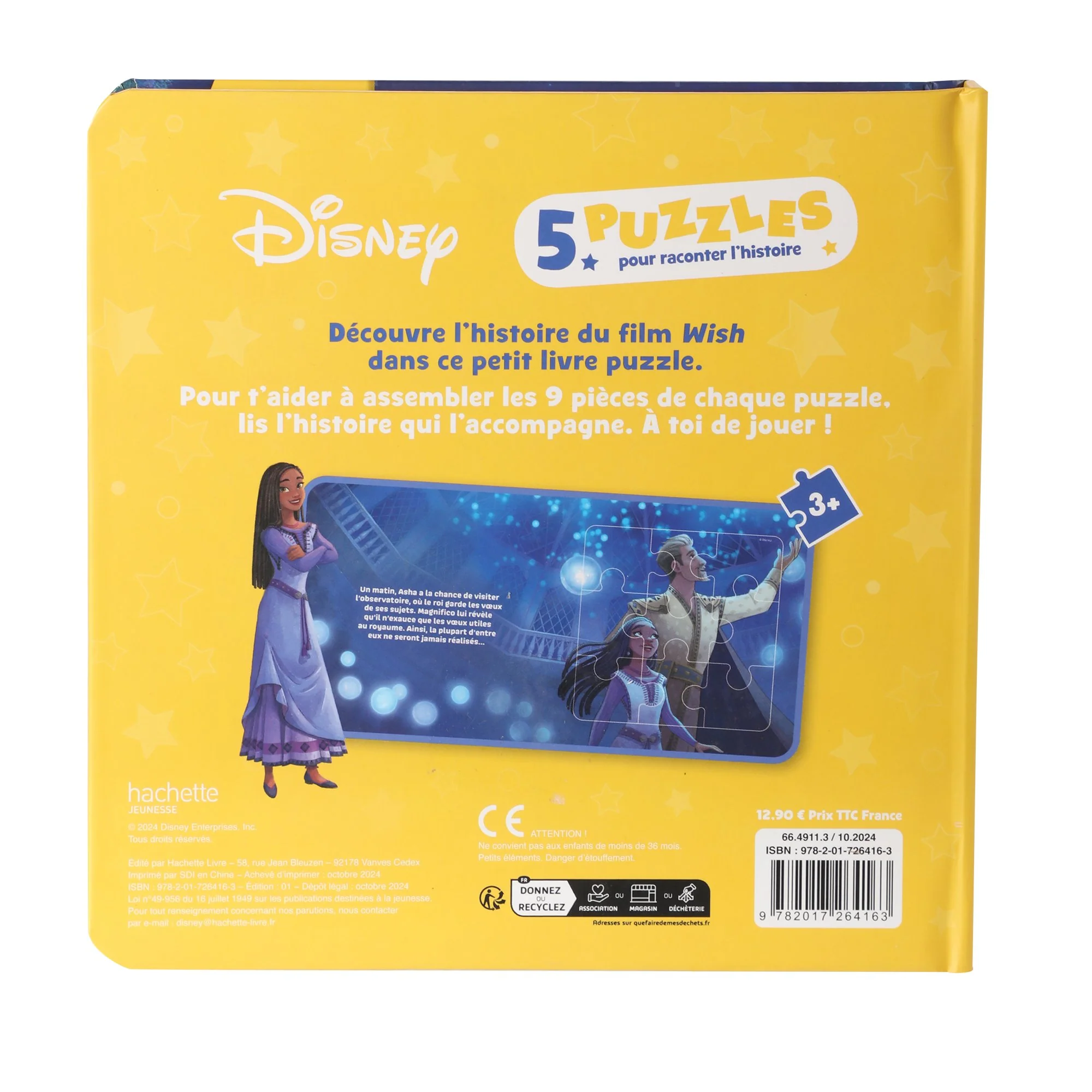 Wish Asha et bonne étoile - mon petit livre puzzle - Image 2